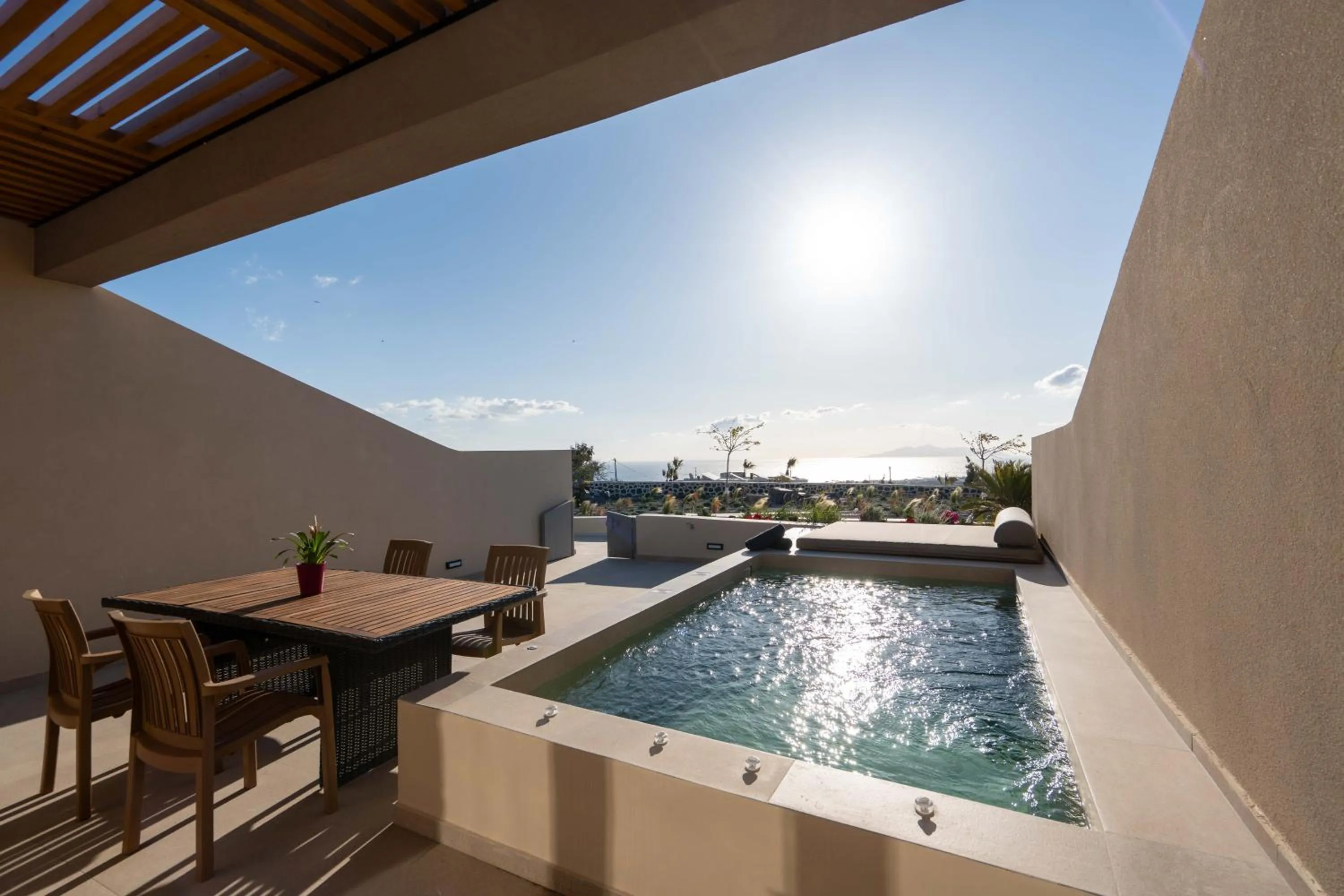 Swimming pool in Illusion Suites