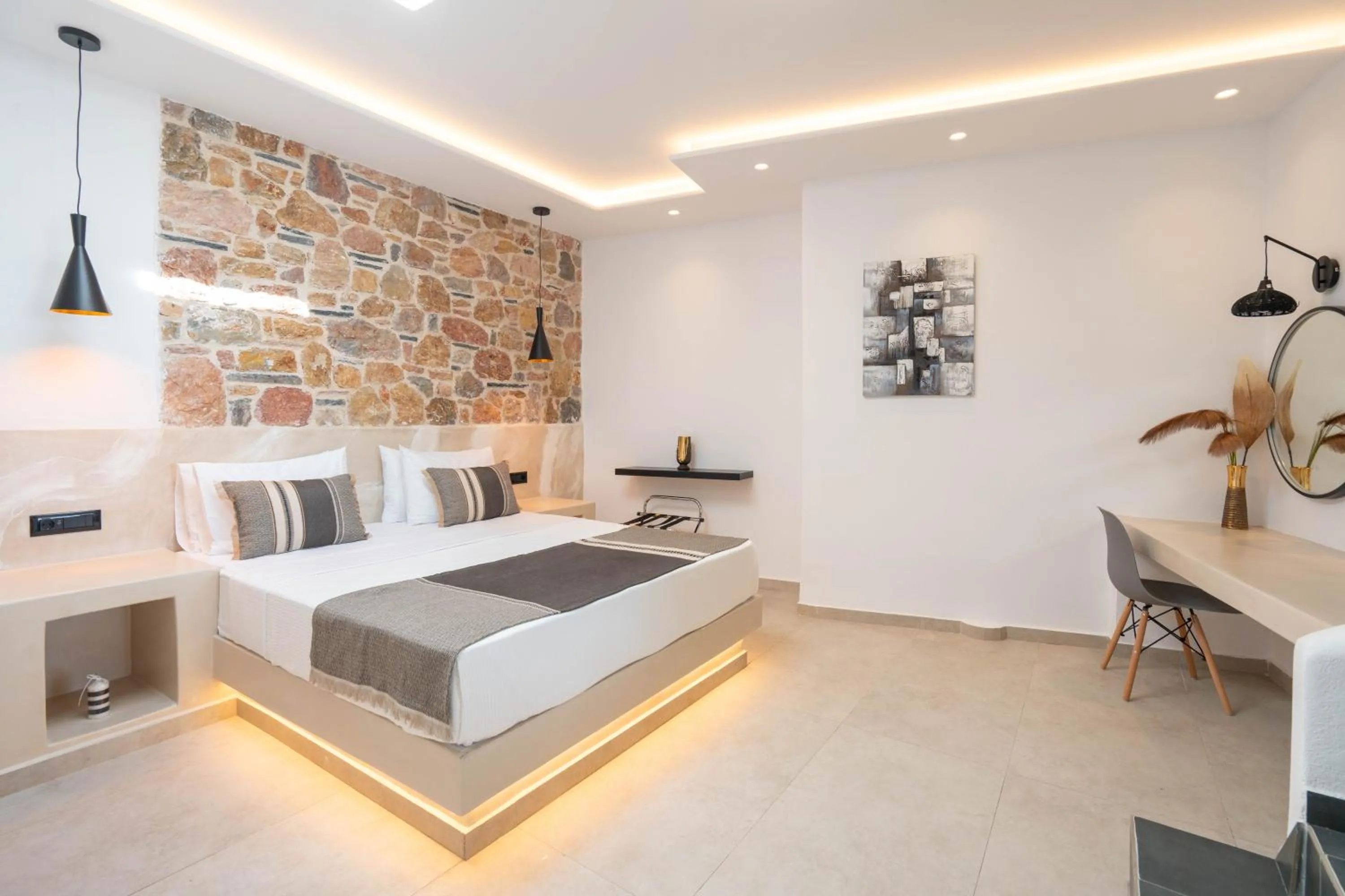 Bed in Illusion Suites
