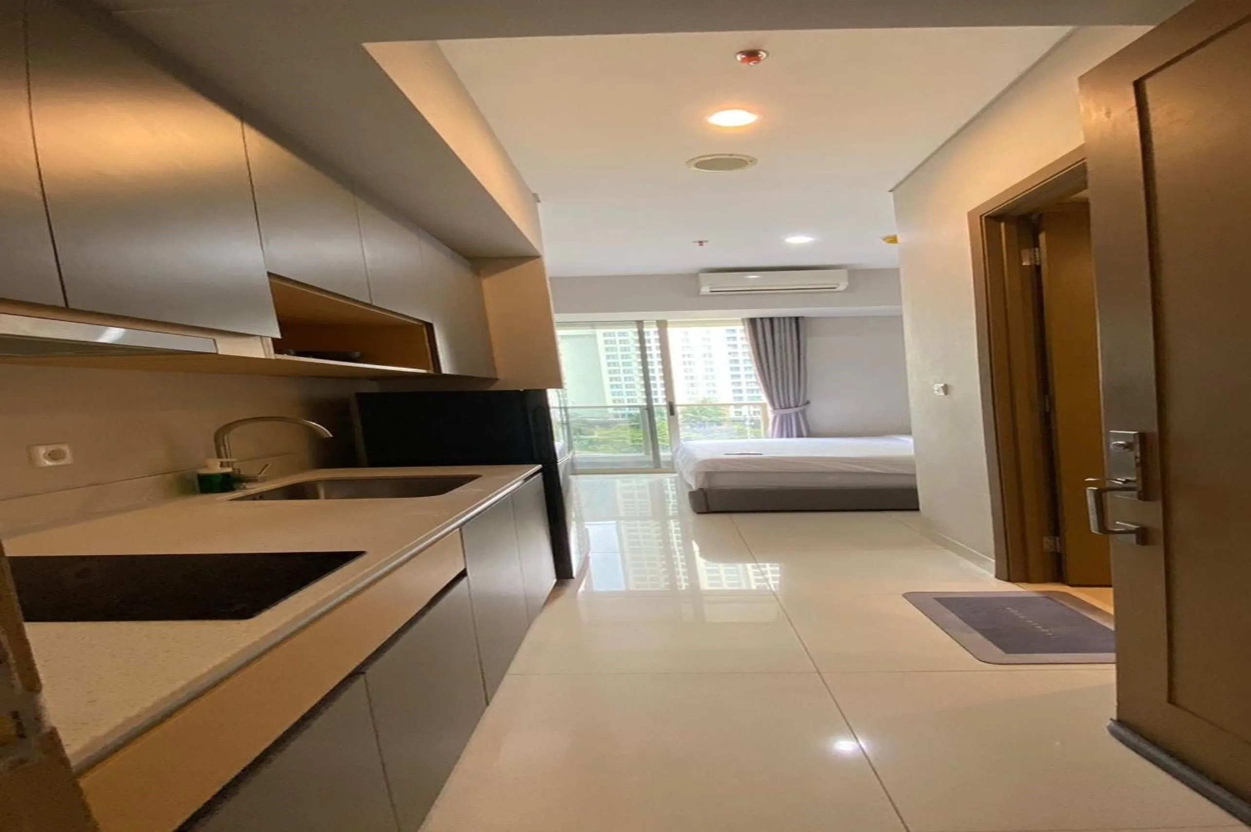 Studio Apartment with Queen Bed in Premium Taman Anggrek Residences