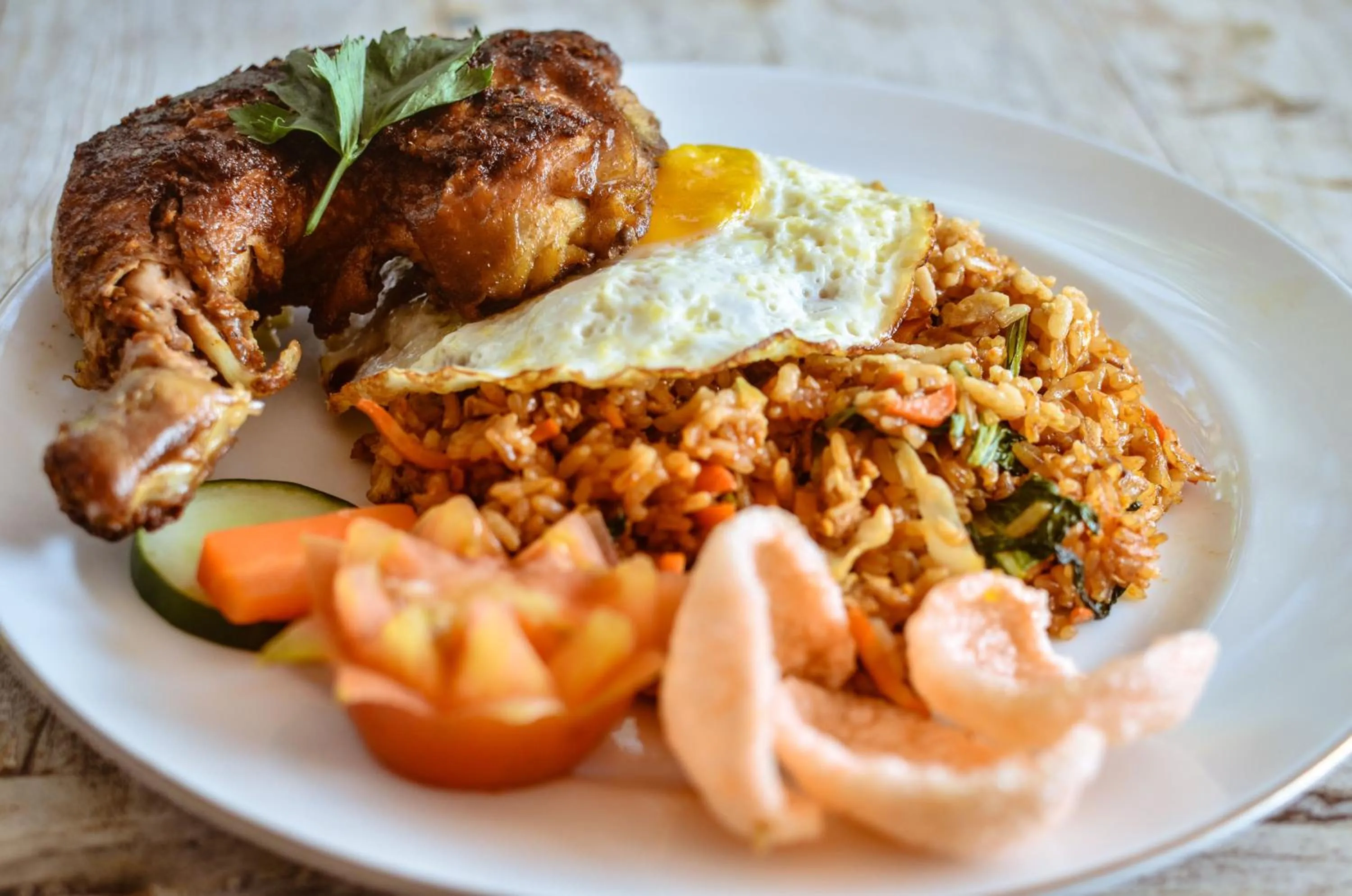 Lunch in Palm Garden Bali