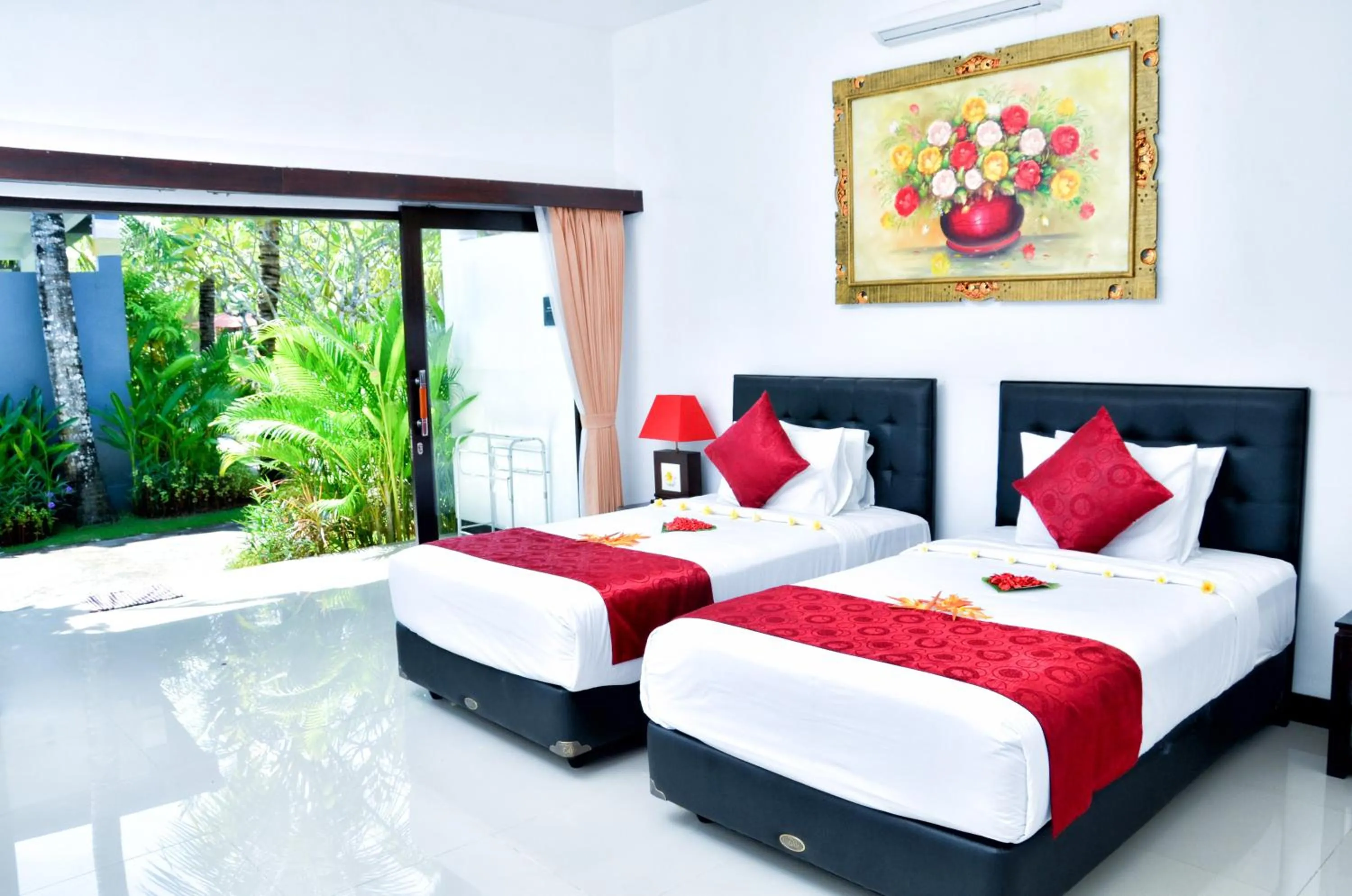 Bedroom, Bed in Palm Garden Bali
