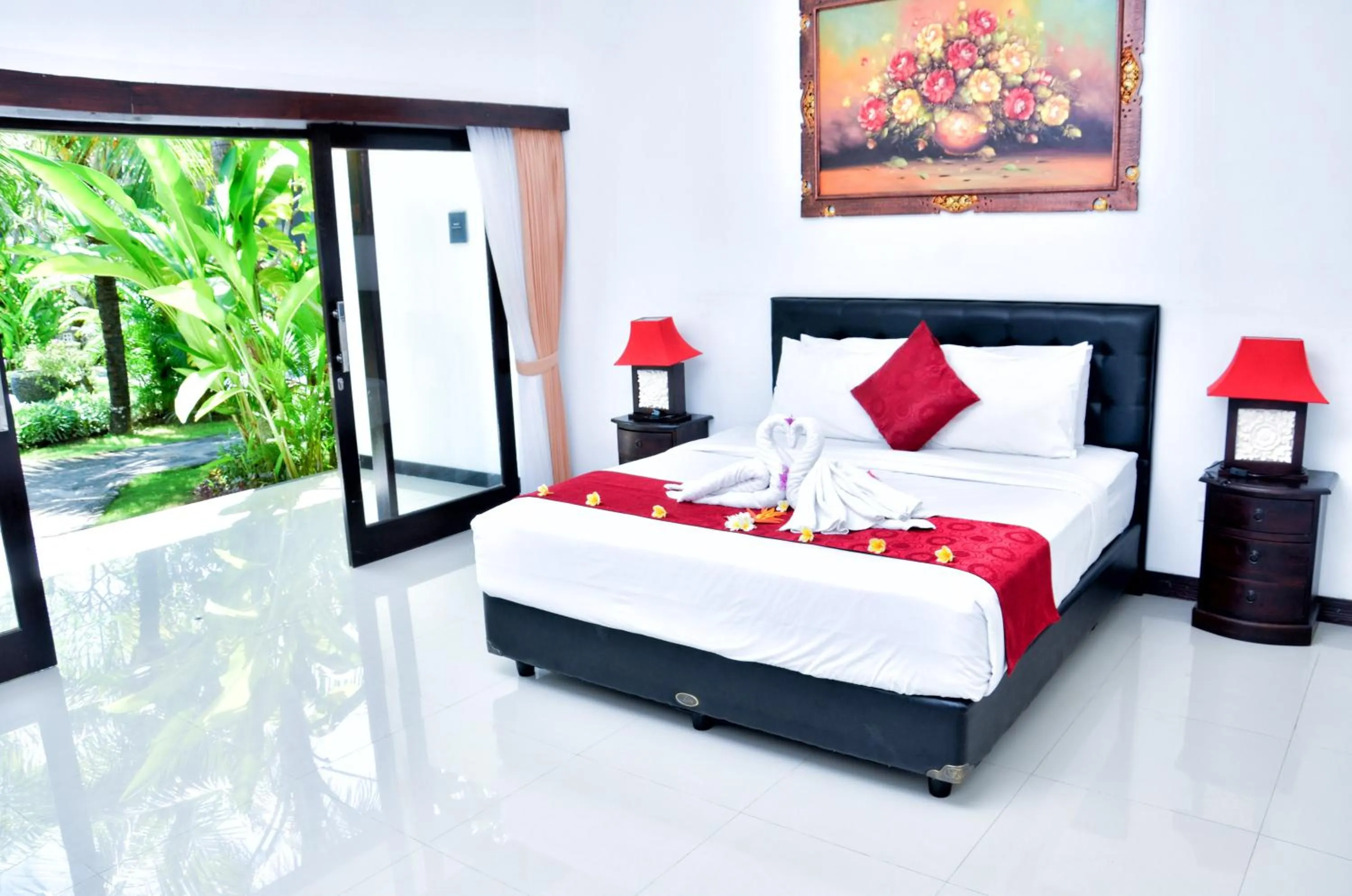 Photo of the whole room, Bed in Palm Garden Bali