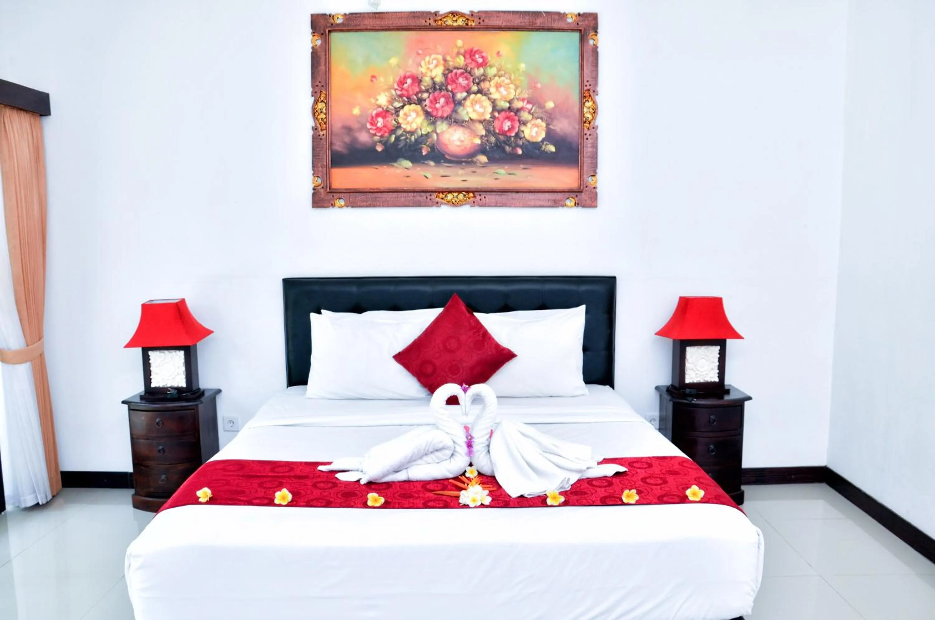 Bedroom, Bed in Palm Garden Bali