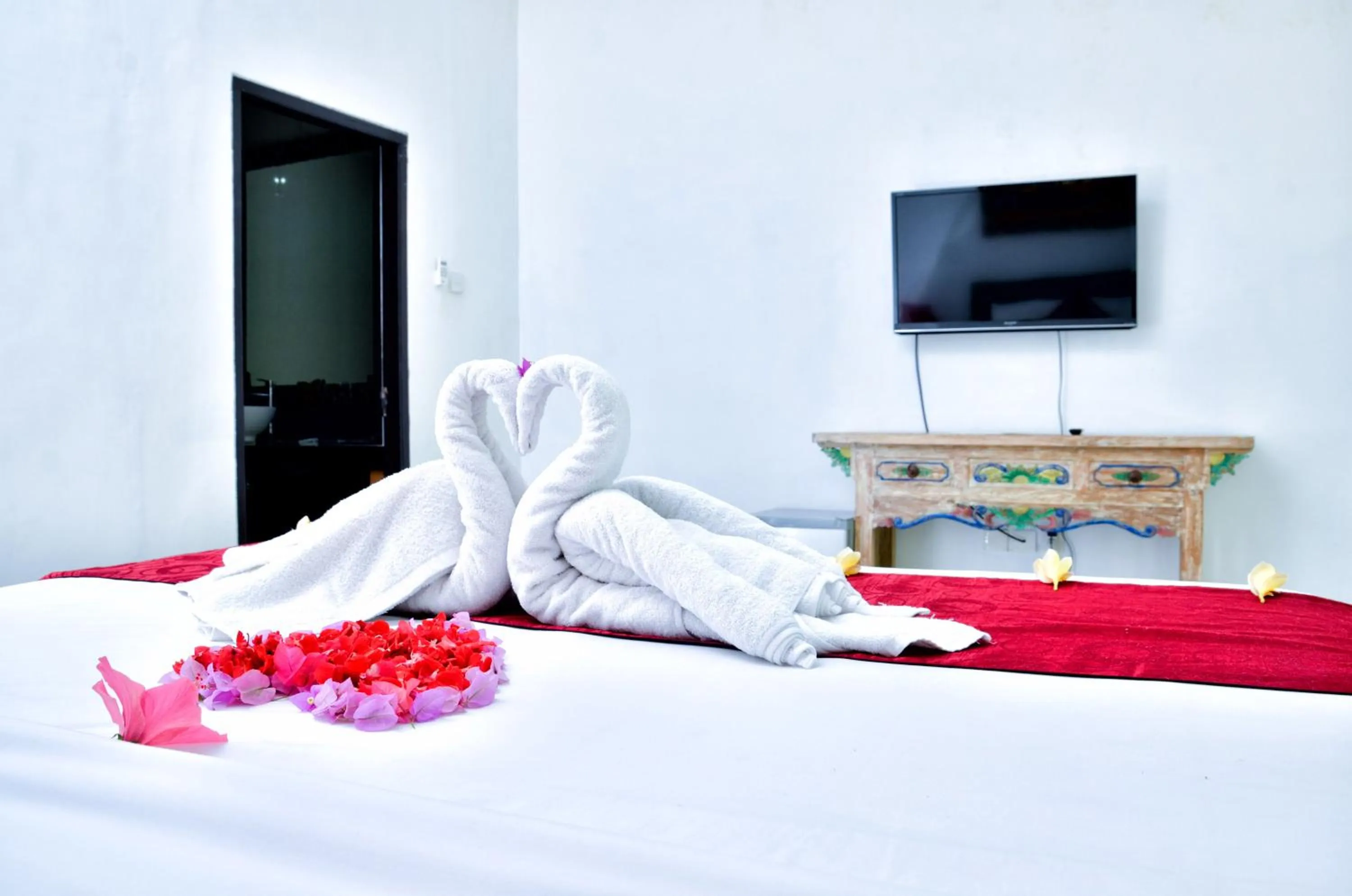 Bedroom, Bed in Palm Garden Bali