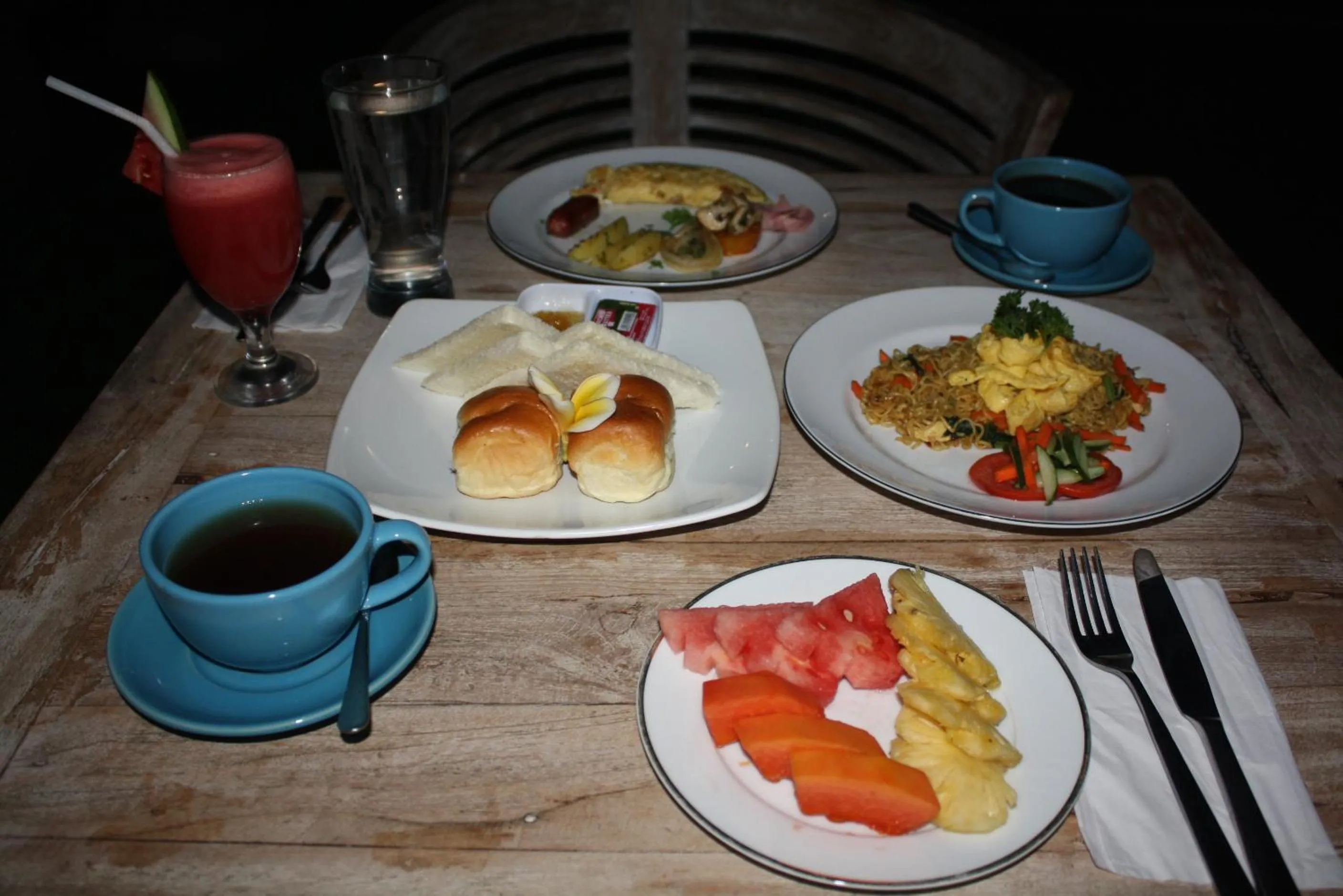 Dinner in Palm Garden Bali