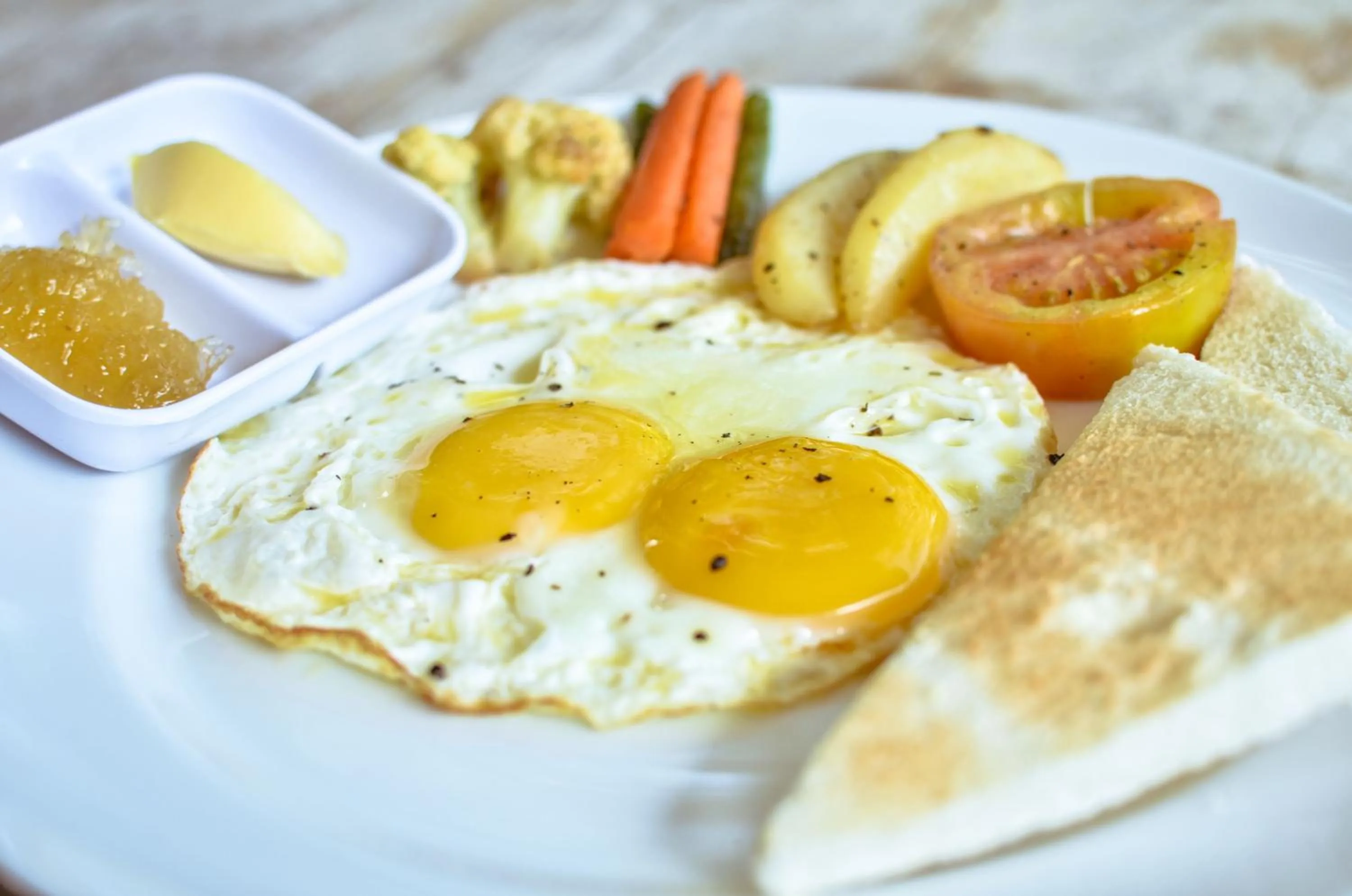 Continental breakfast in Palm Garden Bali