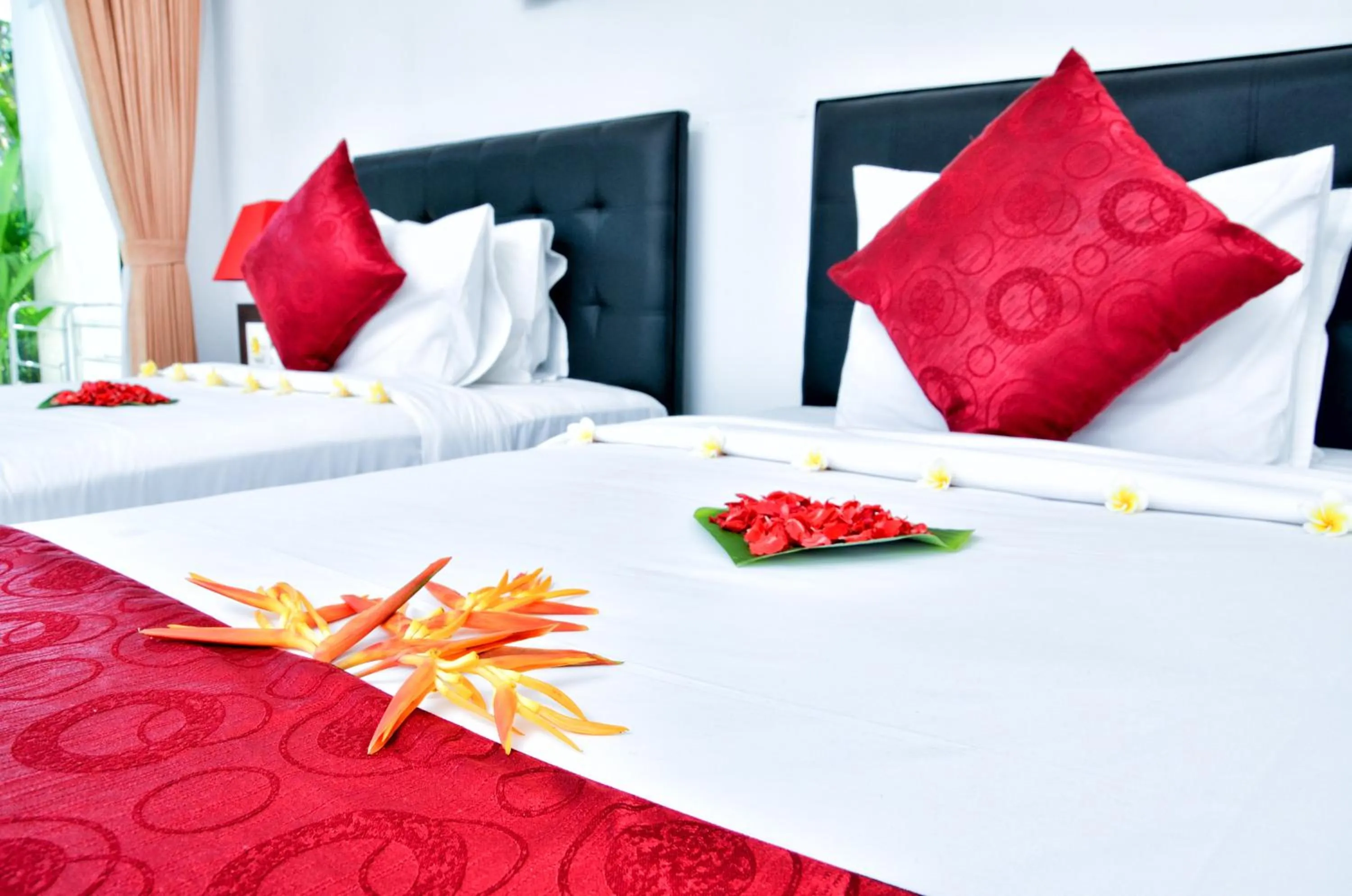 Bedroom, Bed in Palm Garden Bali