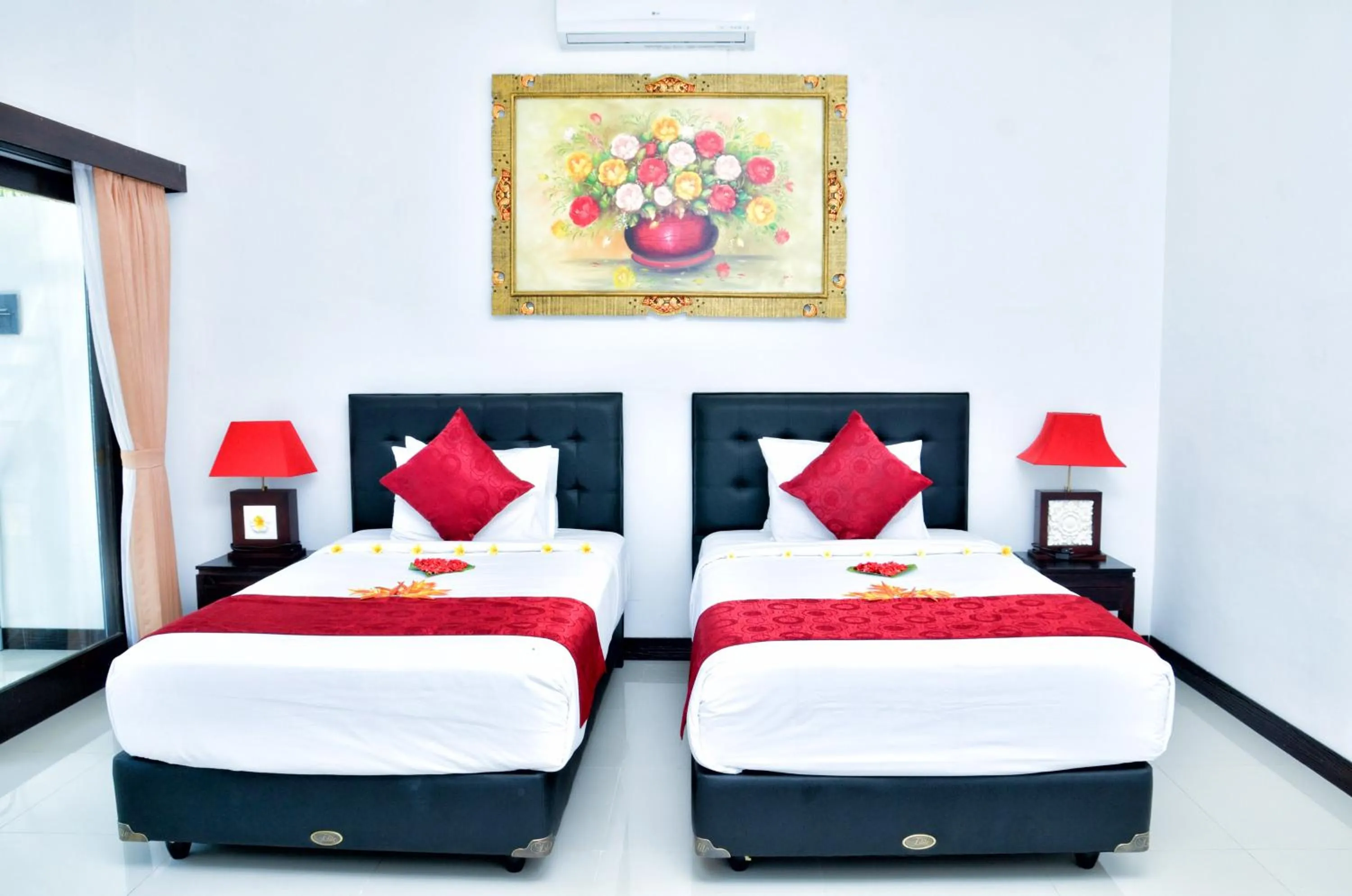 Bedroom, Bed in Palm Garden Bali