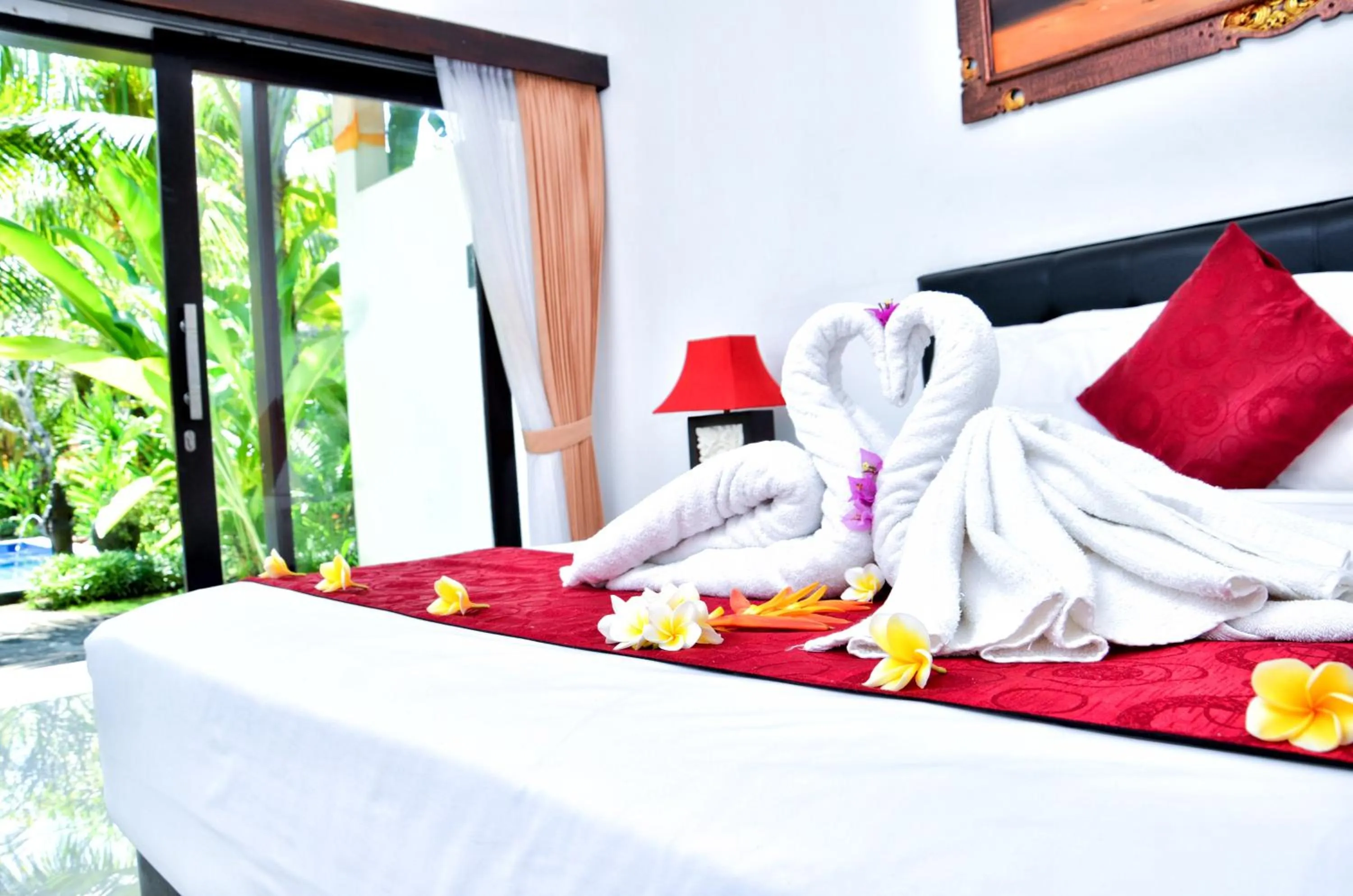 Bedroom, Bed in Palm Garden Bali