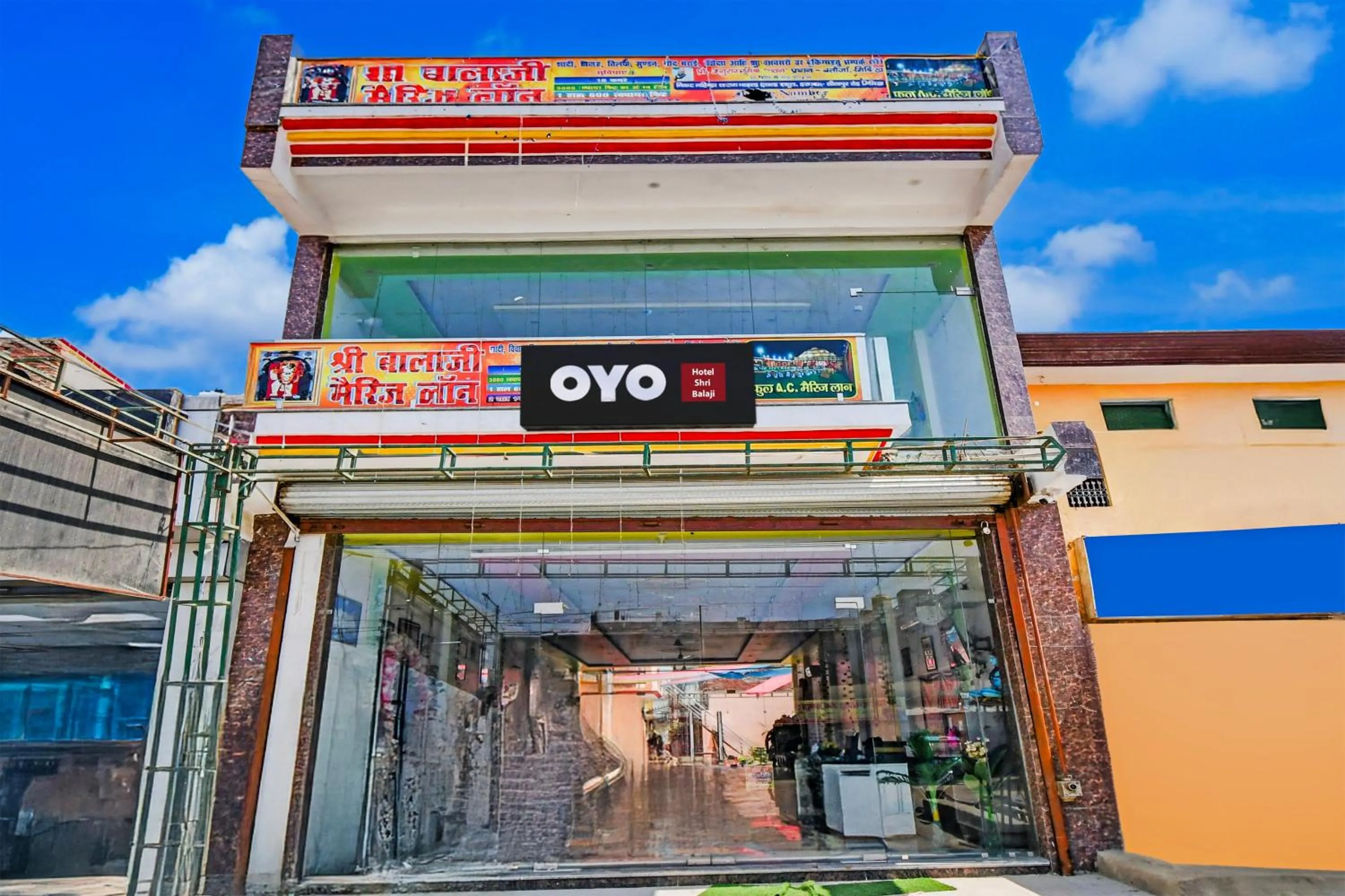 Facade/entrance in Hotel O Shri Balaji Marriage Lawn And Hotel