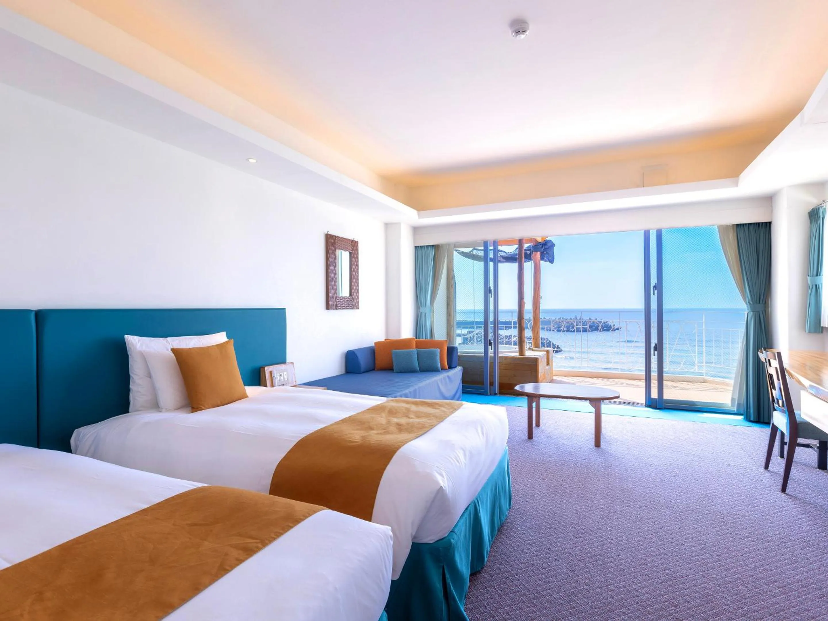 Sea view in Umi No Terrace Yomitan Toya