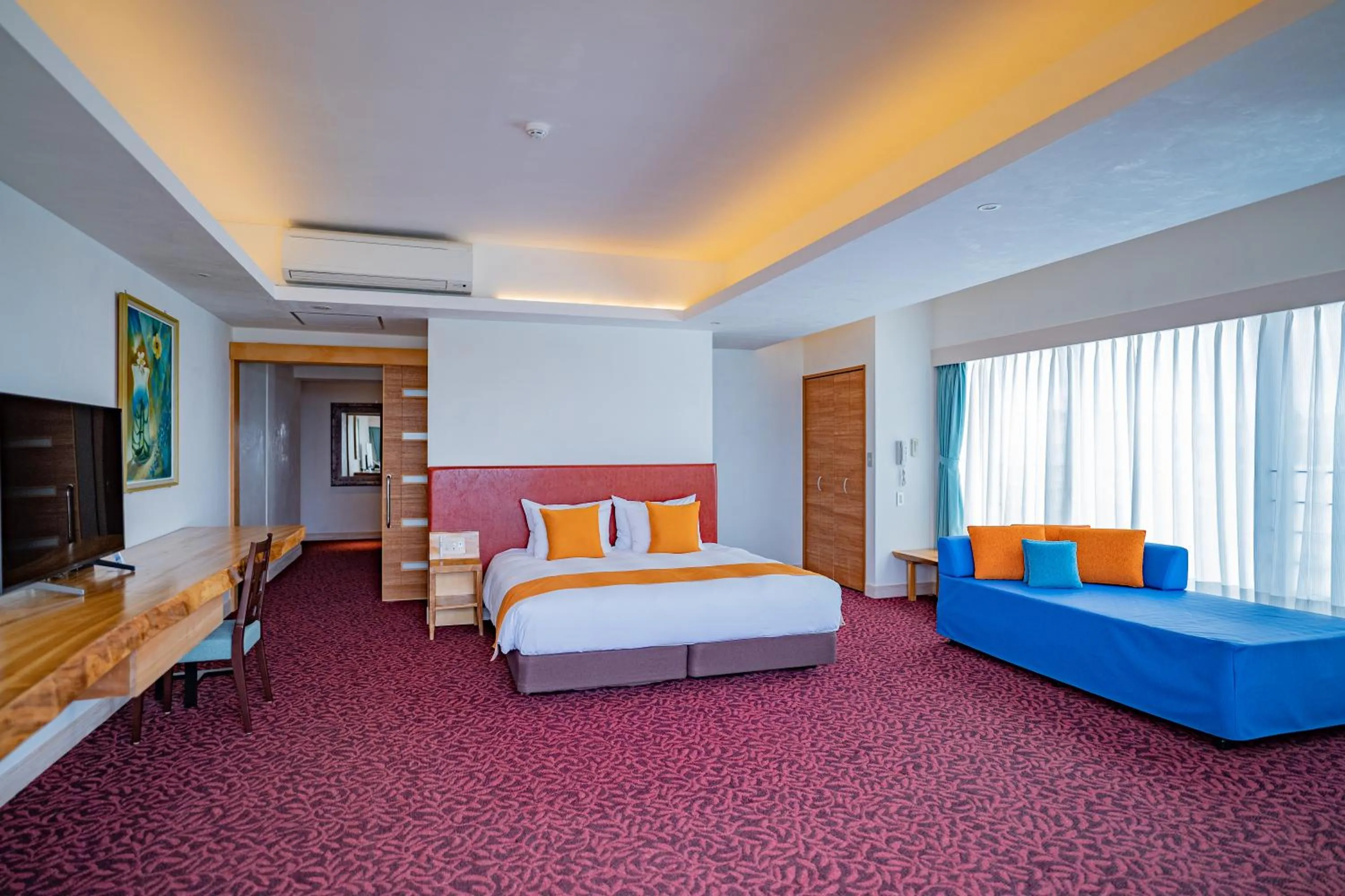 Photo of the whole room in Umi No Terrace Yomitan Toya