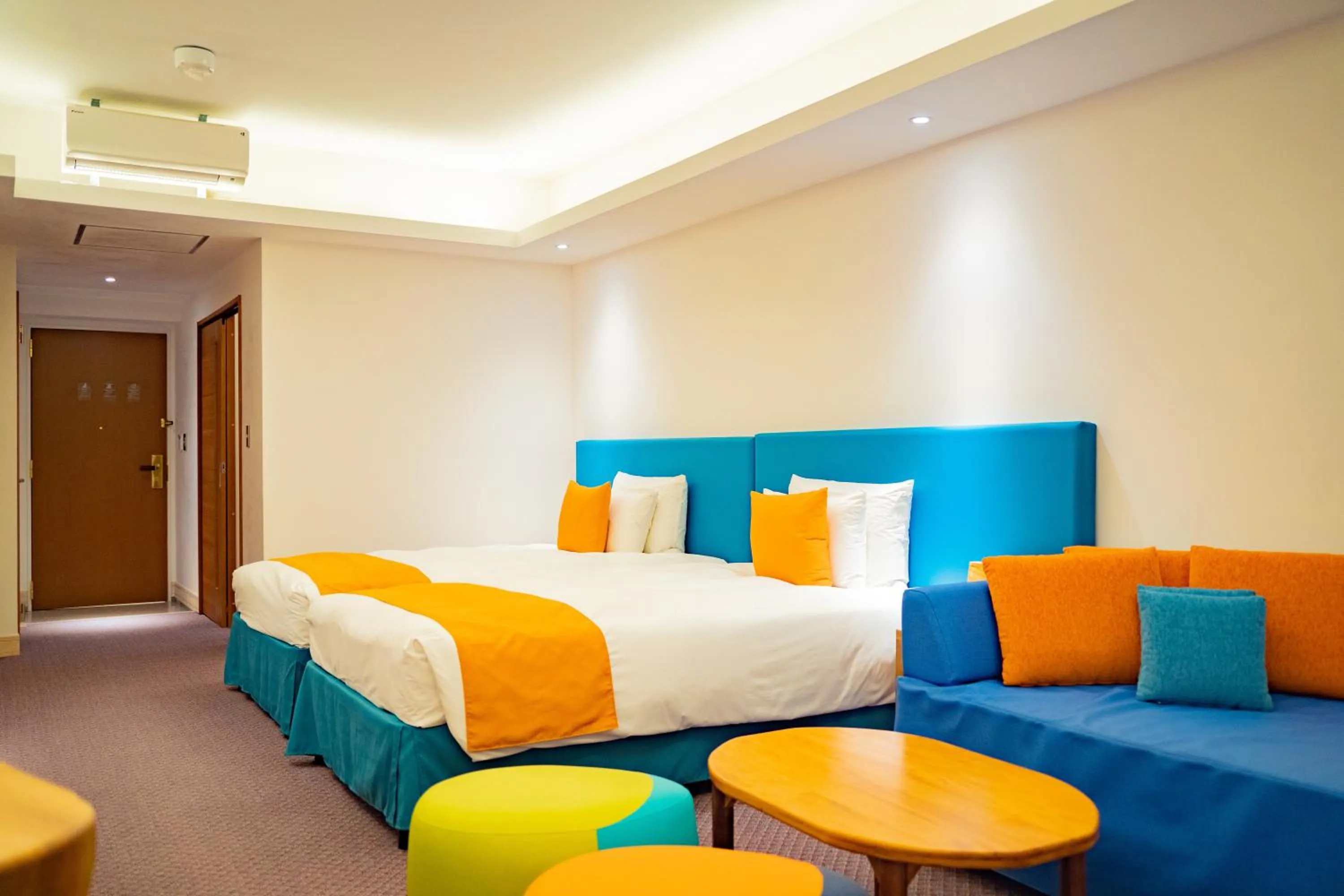 Photo of the whole room in Umi No Terrace Yomitan Toya