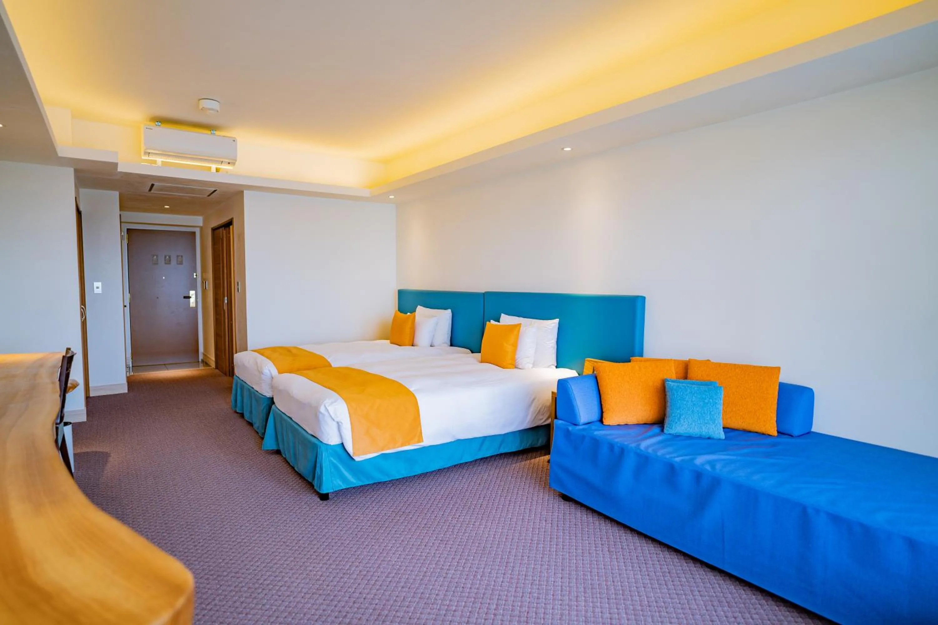 Photo of the whole room in Umi No Terrace Yomitan Toya