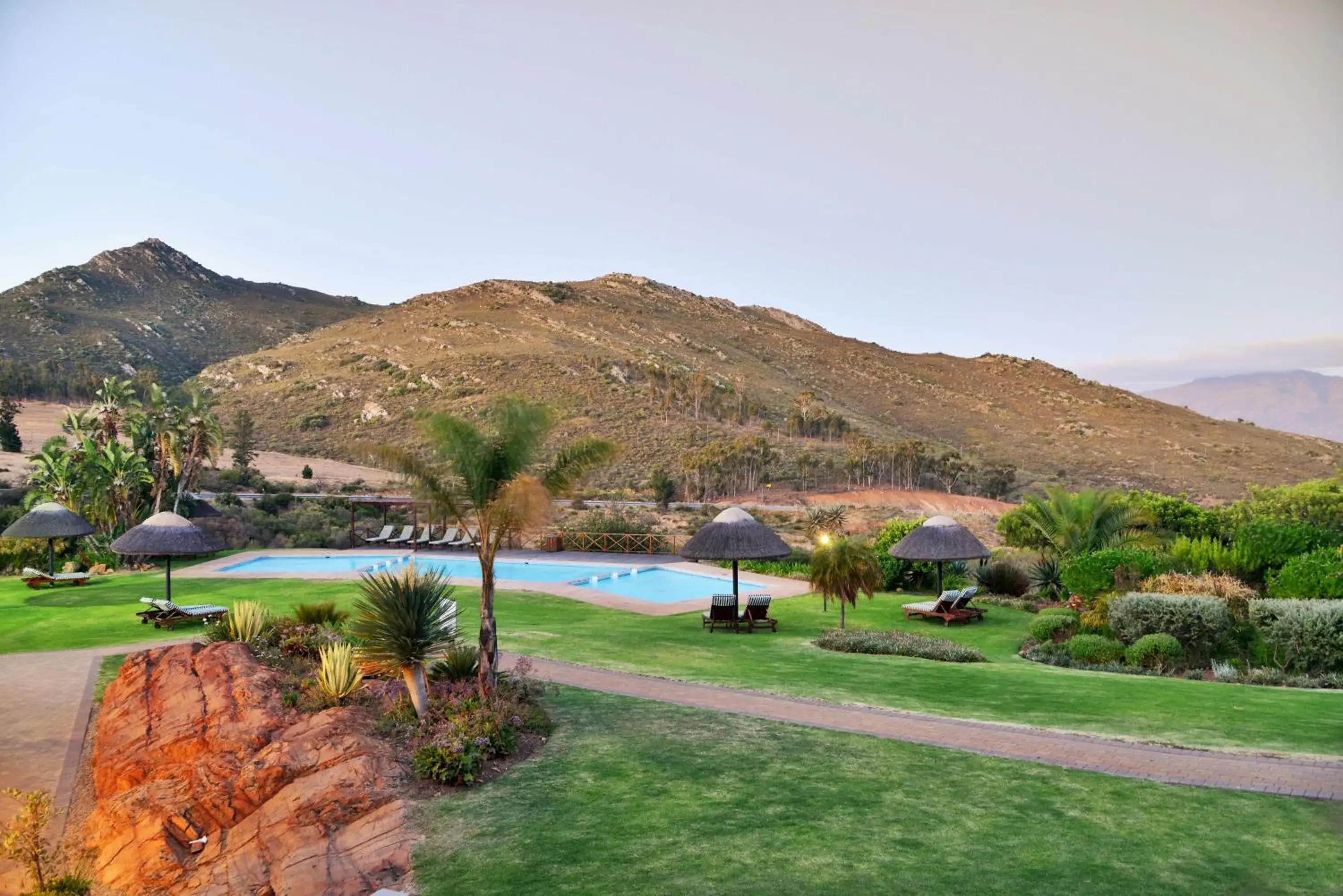 Swimming pool in Piekenierskloof Mountain Resort by Dream Resorts Swimming pool in Piekenierskloof Mountain Resort by Dream Resorts