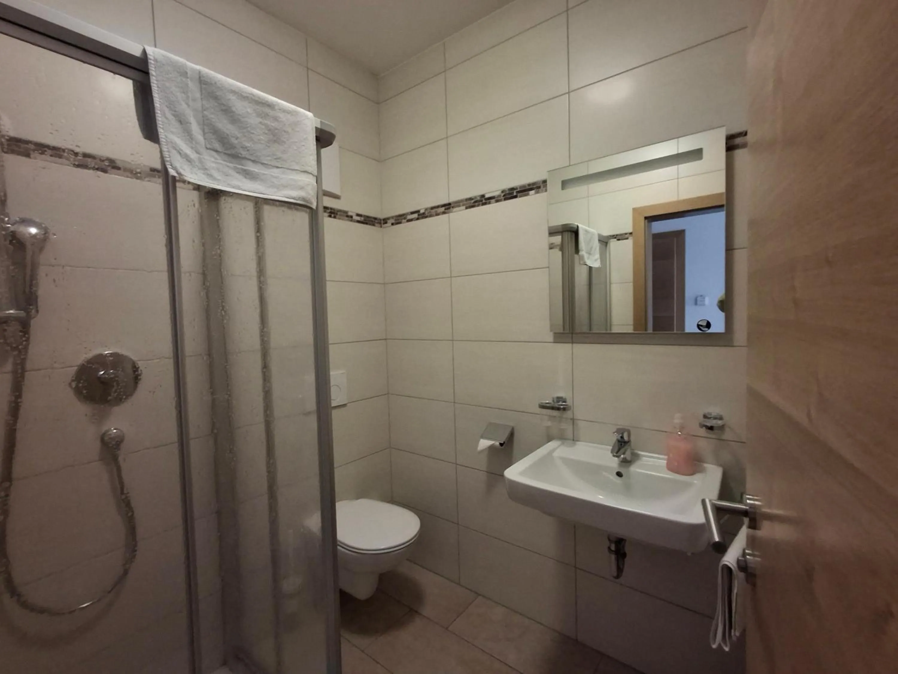 Toilet in Gästehaus Watschinger