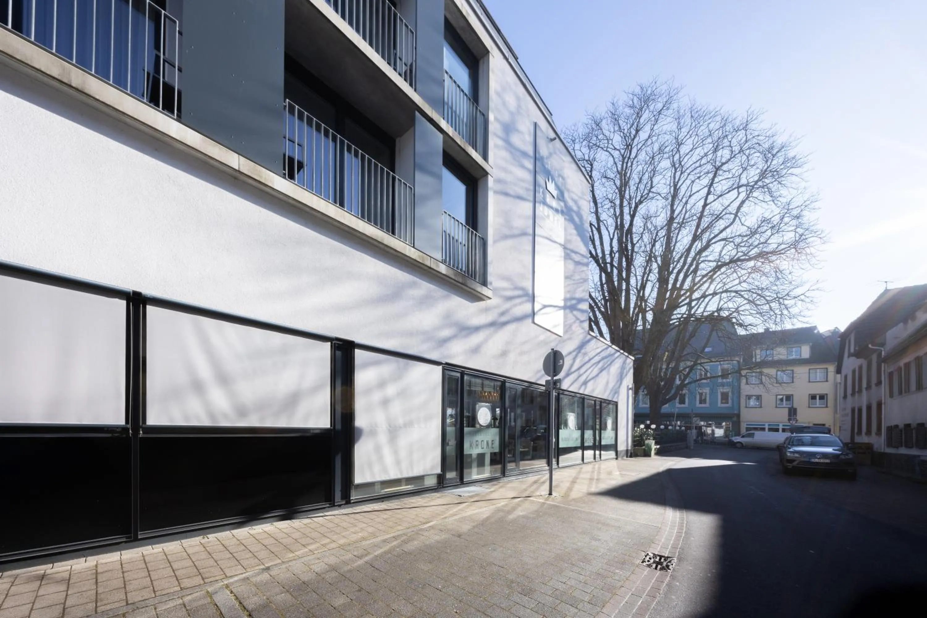 Property building in Digital Hotel Kronjuwel by BRIGHT Waldkirch - Self Check-in