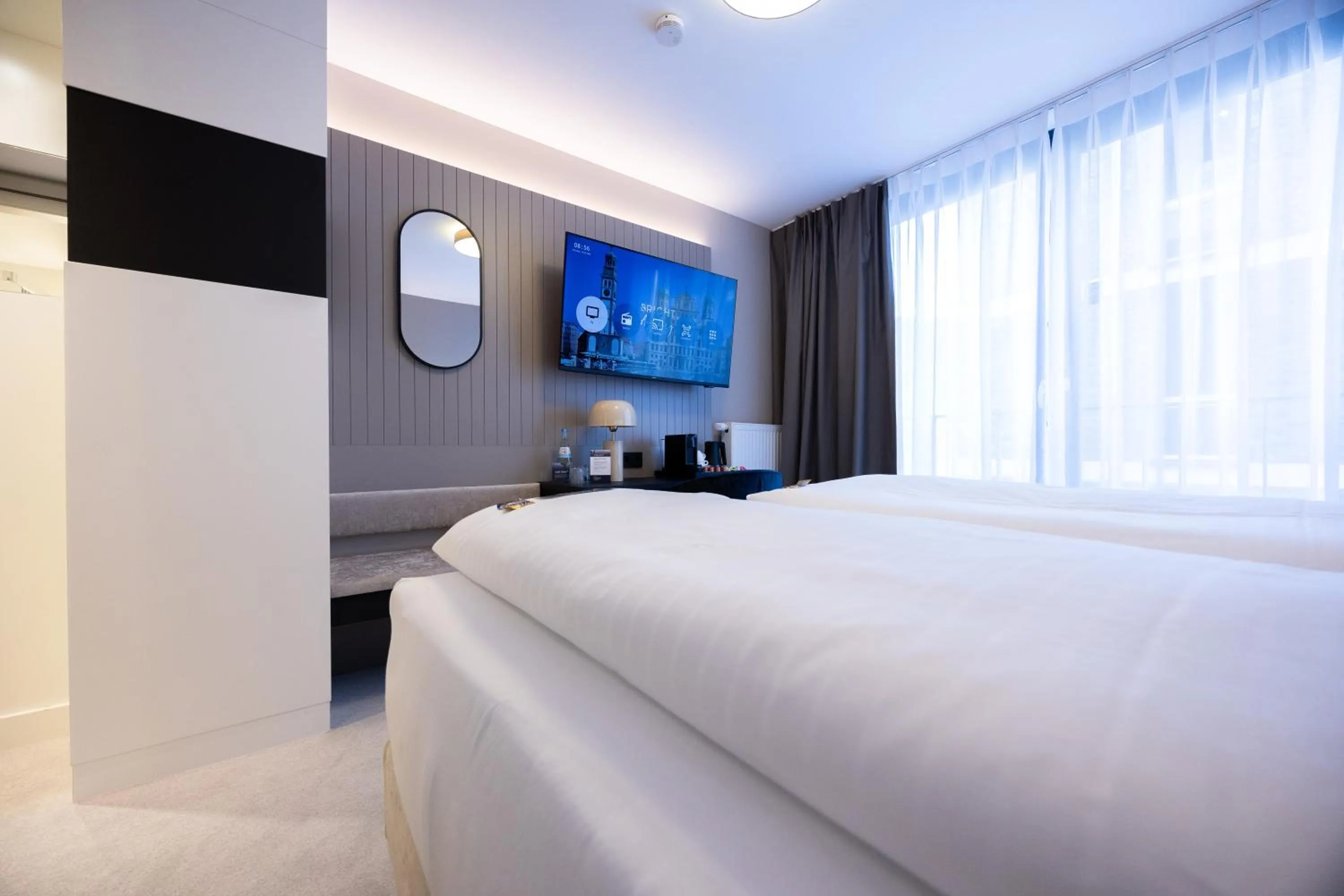 Bed in Digital Hotel Kronjuwel by BRIGHT Waldkirch - Self Check-in