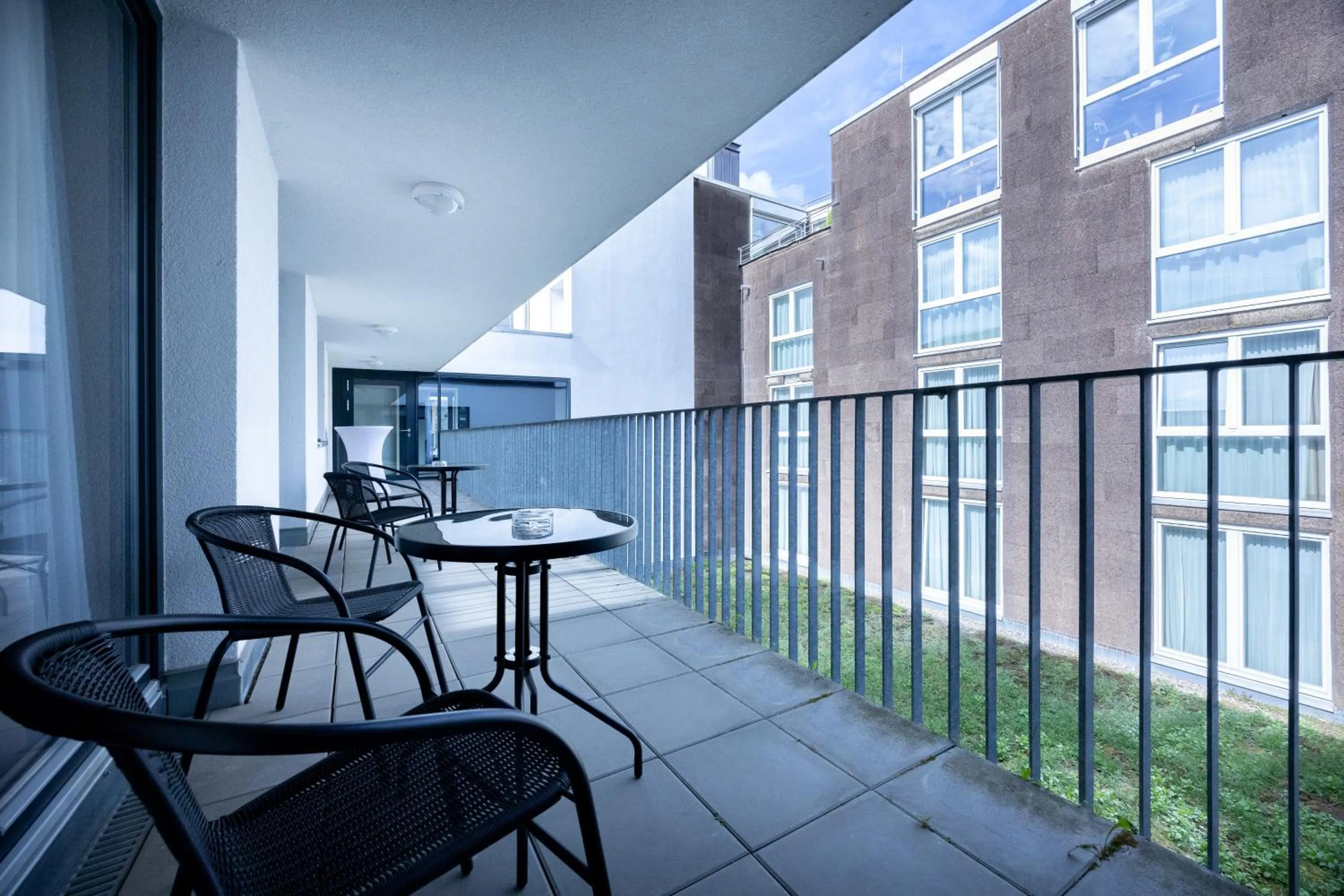 Balcony/Terrace in Digital Hotel Kronjuwel by BRIGHT Waldkirch - Self Check-in