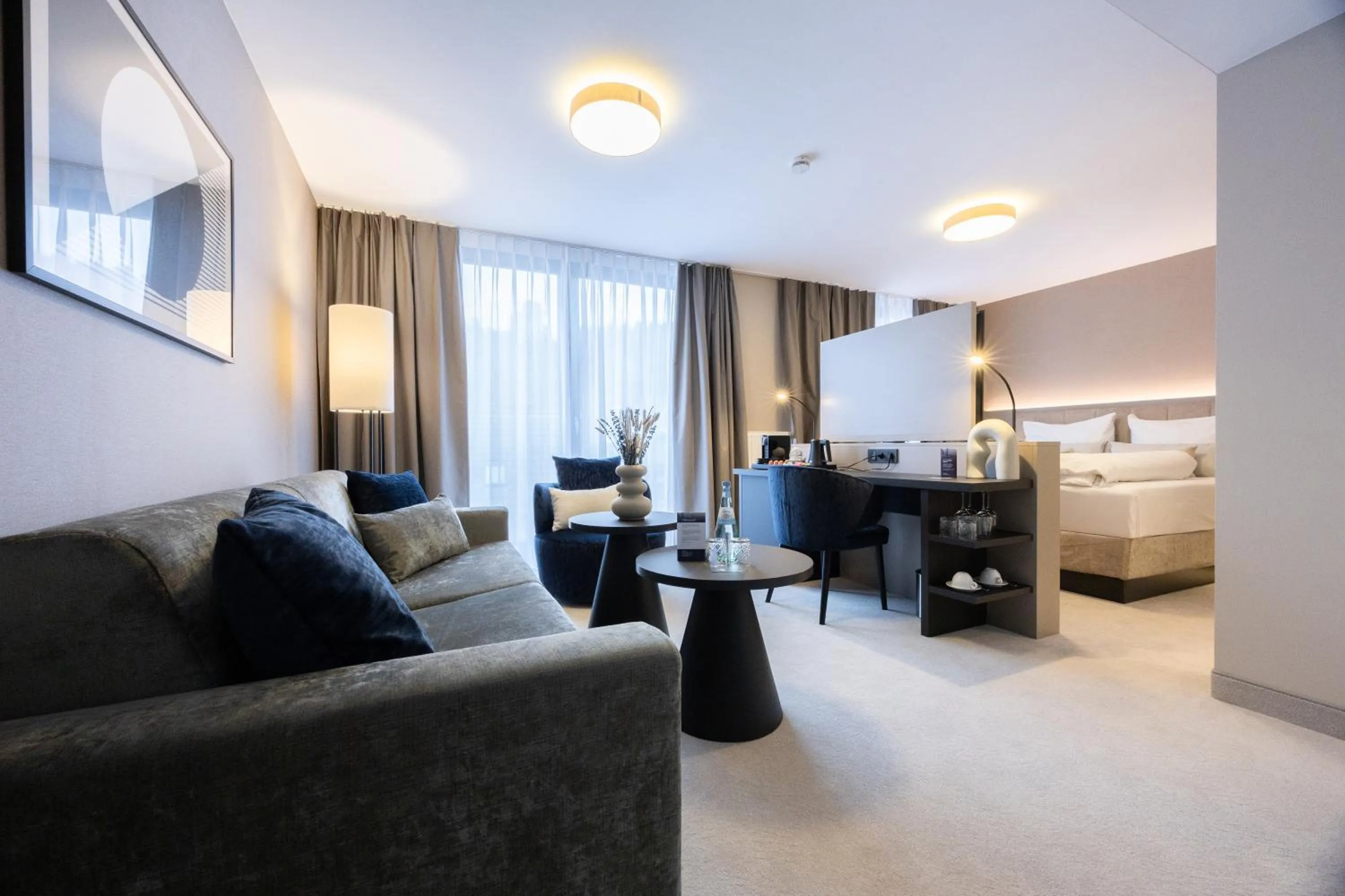 Bed in Digital Hotel Kronjuwel by BRIGHT Waldkirch - Self Check-in