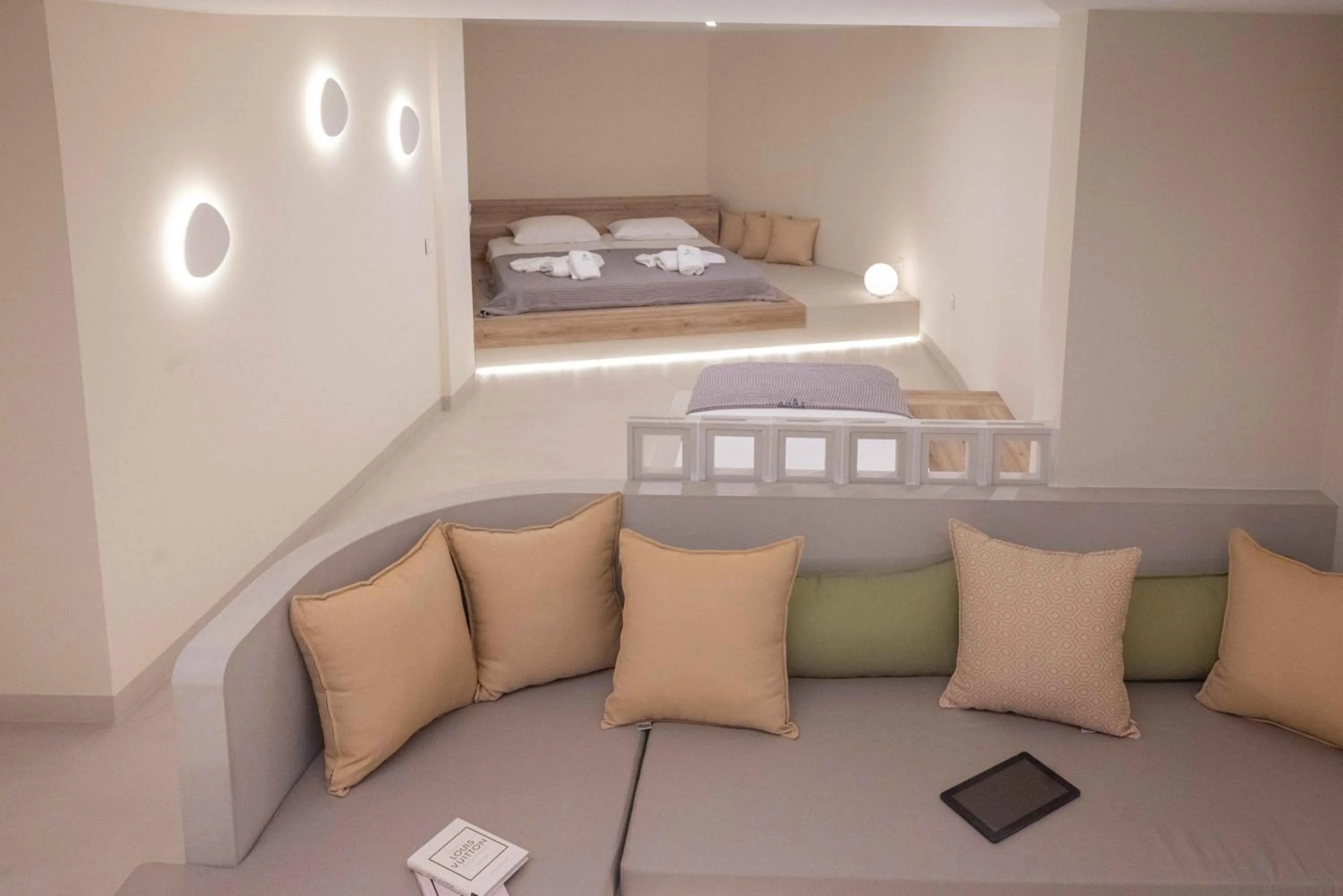 Bed in Anny's Residences & Suites