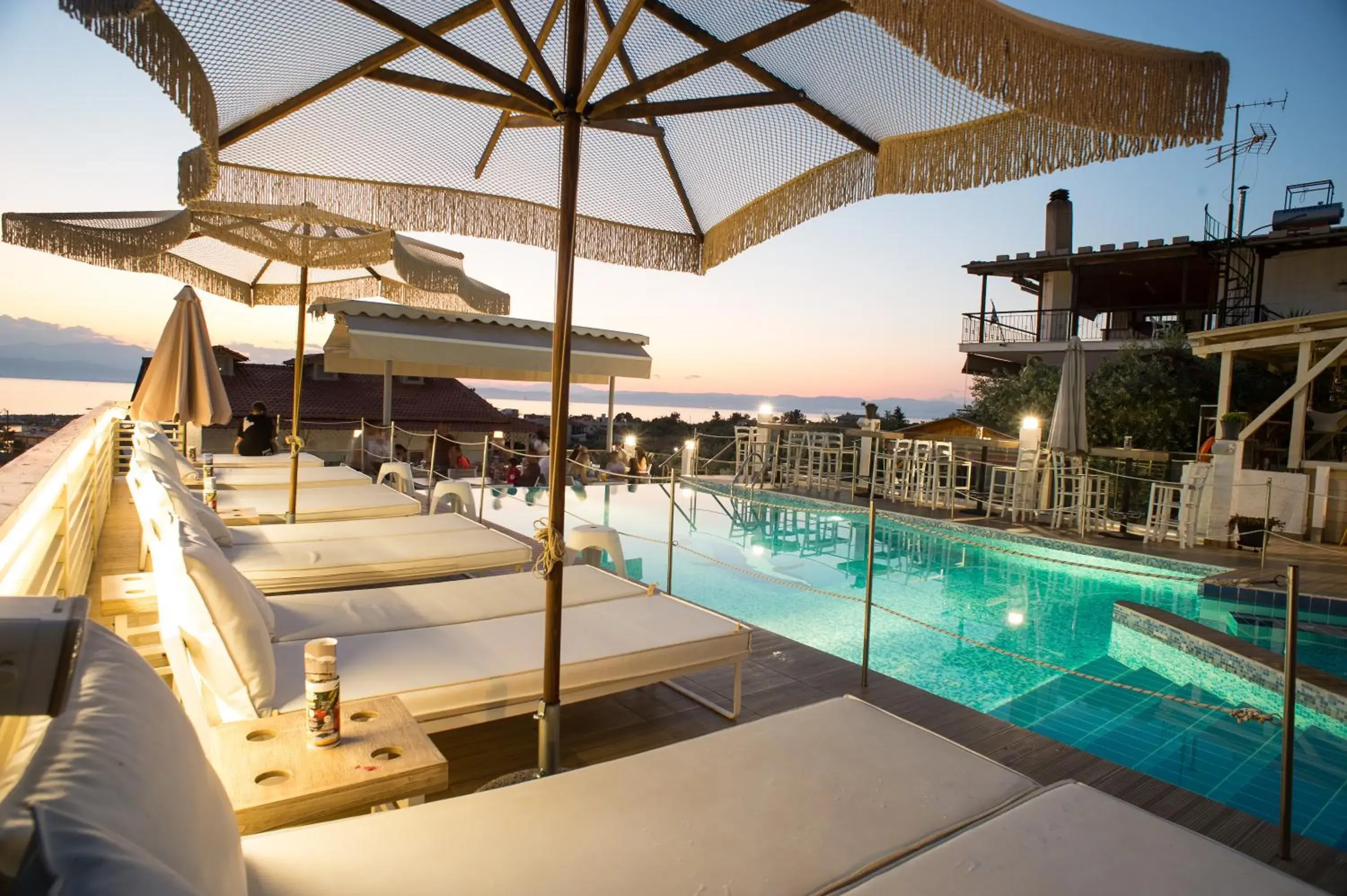 Pool view in Anny's Residences & Suites Pool view in Anny's Residences & Suites