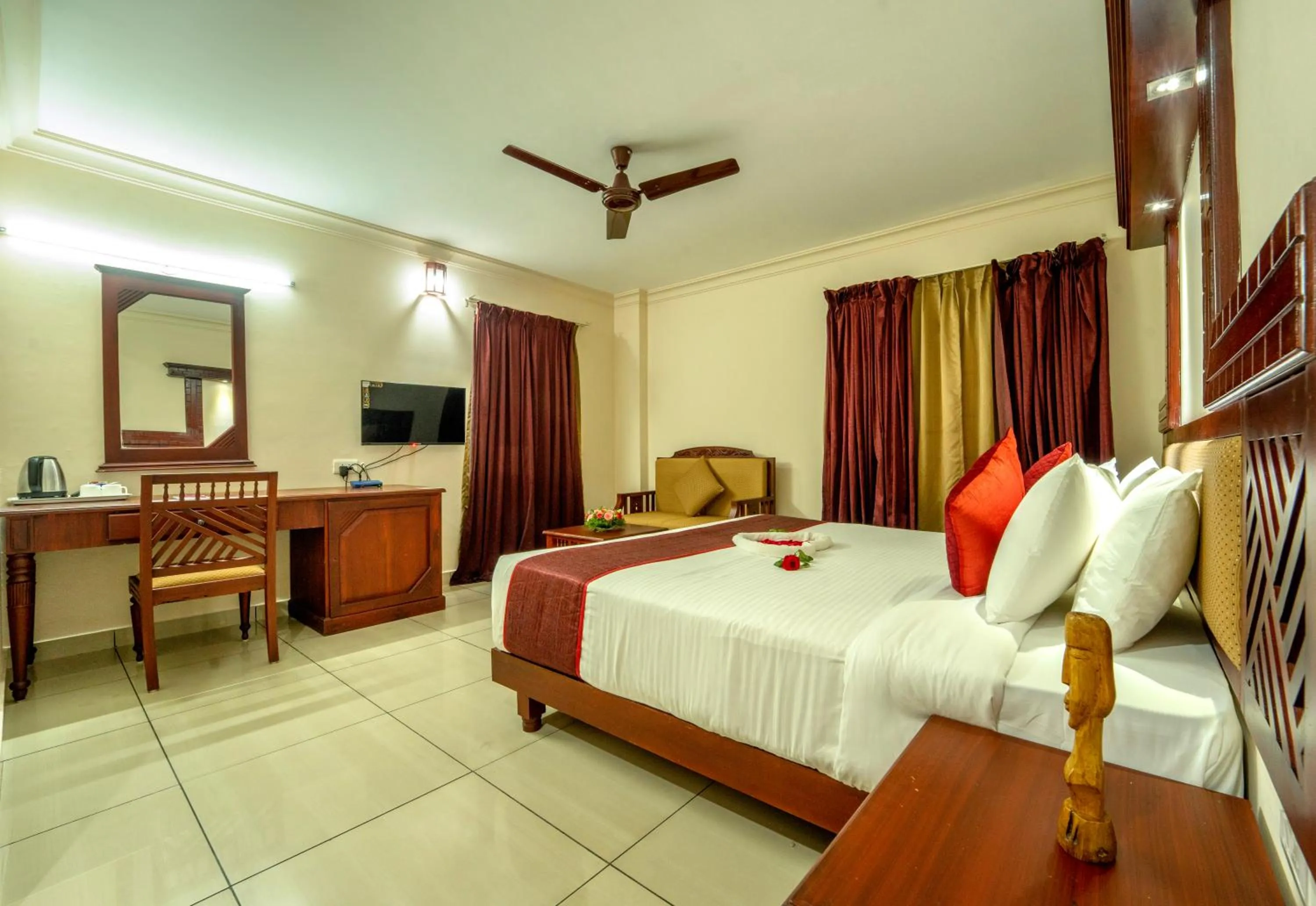 Bedroom, Bed in Pagoda Resorts Alleppey