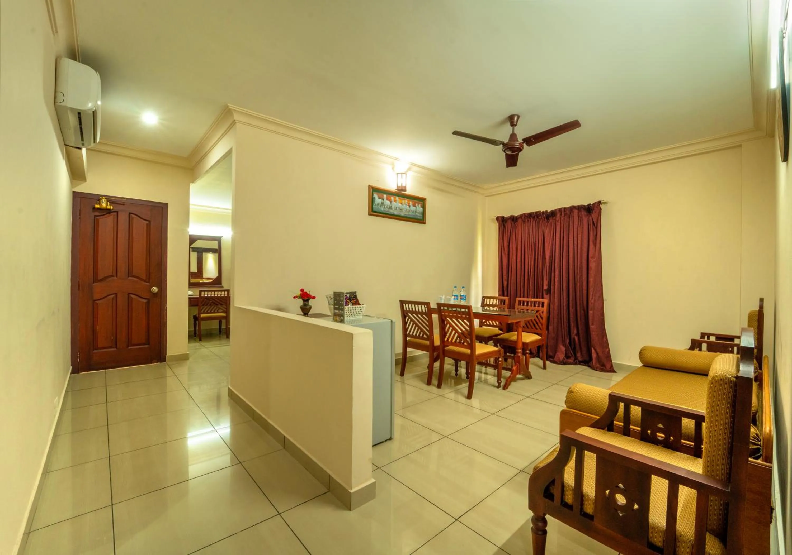 Living room in Pagoda Resorts Alleppey
