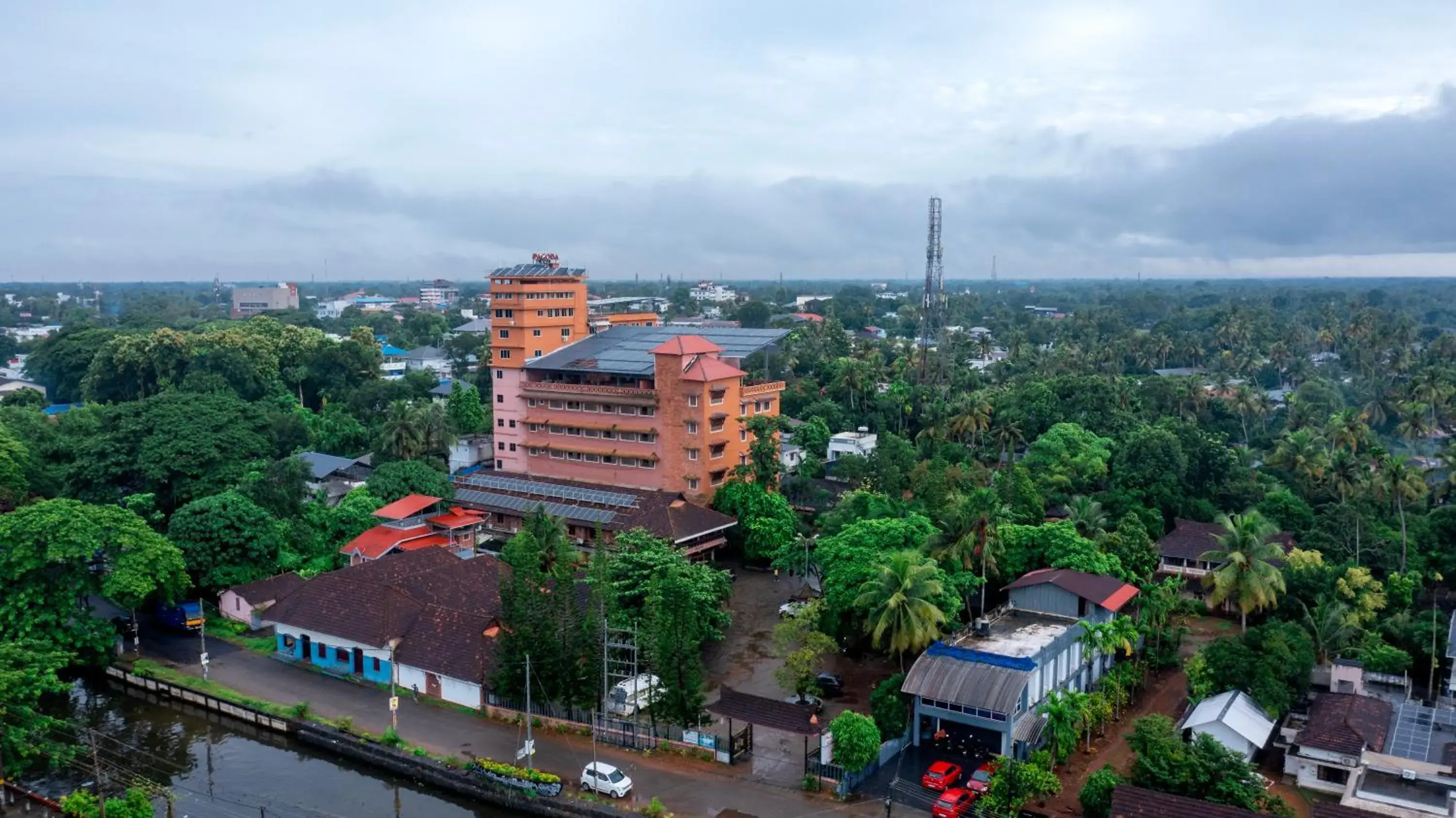 Property building in Pagoda Resorts Alleppey Property building in Pagoda Resorts Alleppey