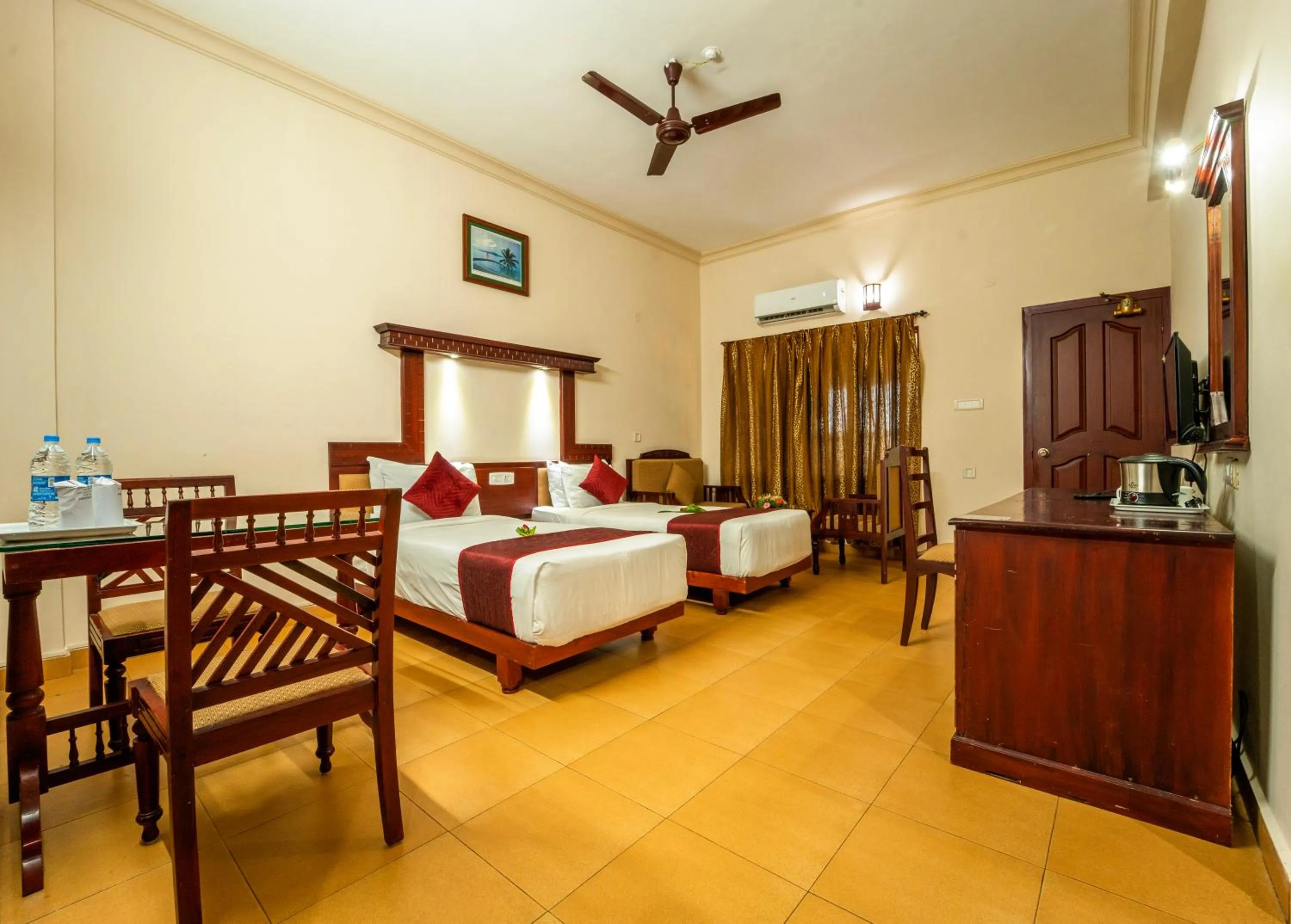 Bedroom, Bed in Pagoda Resorts Alleppey