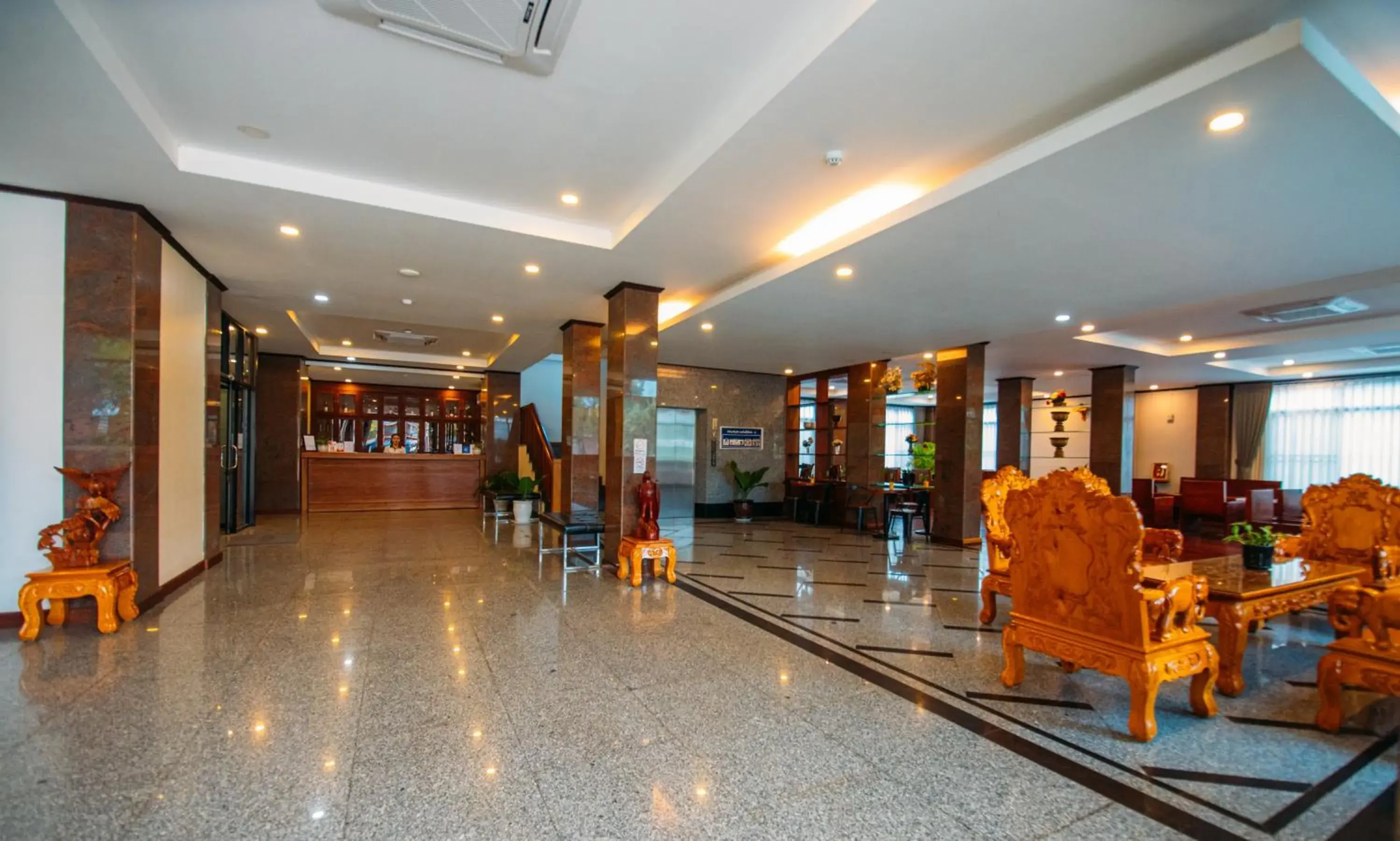 Lobby or reception in Sisombat Plaza Hotel Lobby or reception in Sisombat Plaza Hotel