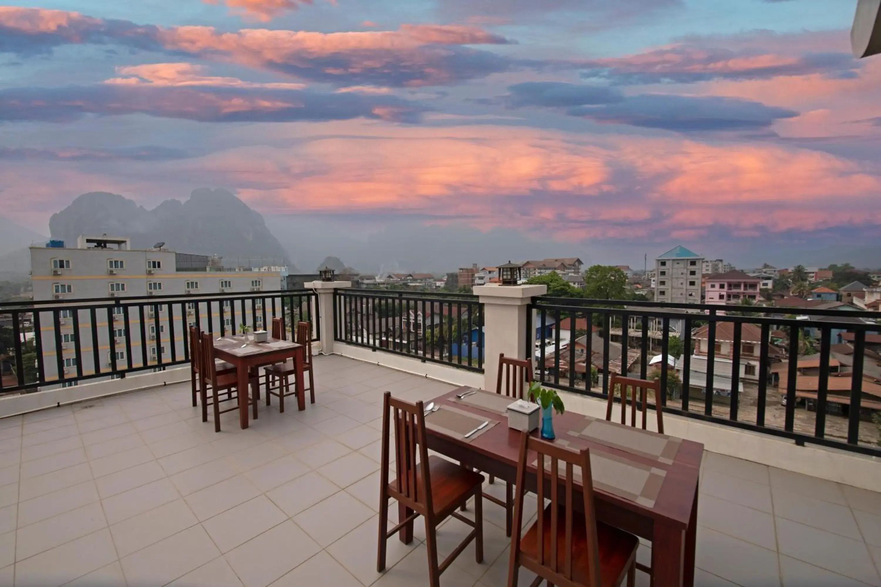 City view in Sisombat Plaza Hotel City view in Sisombat Plaza Hotel