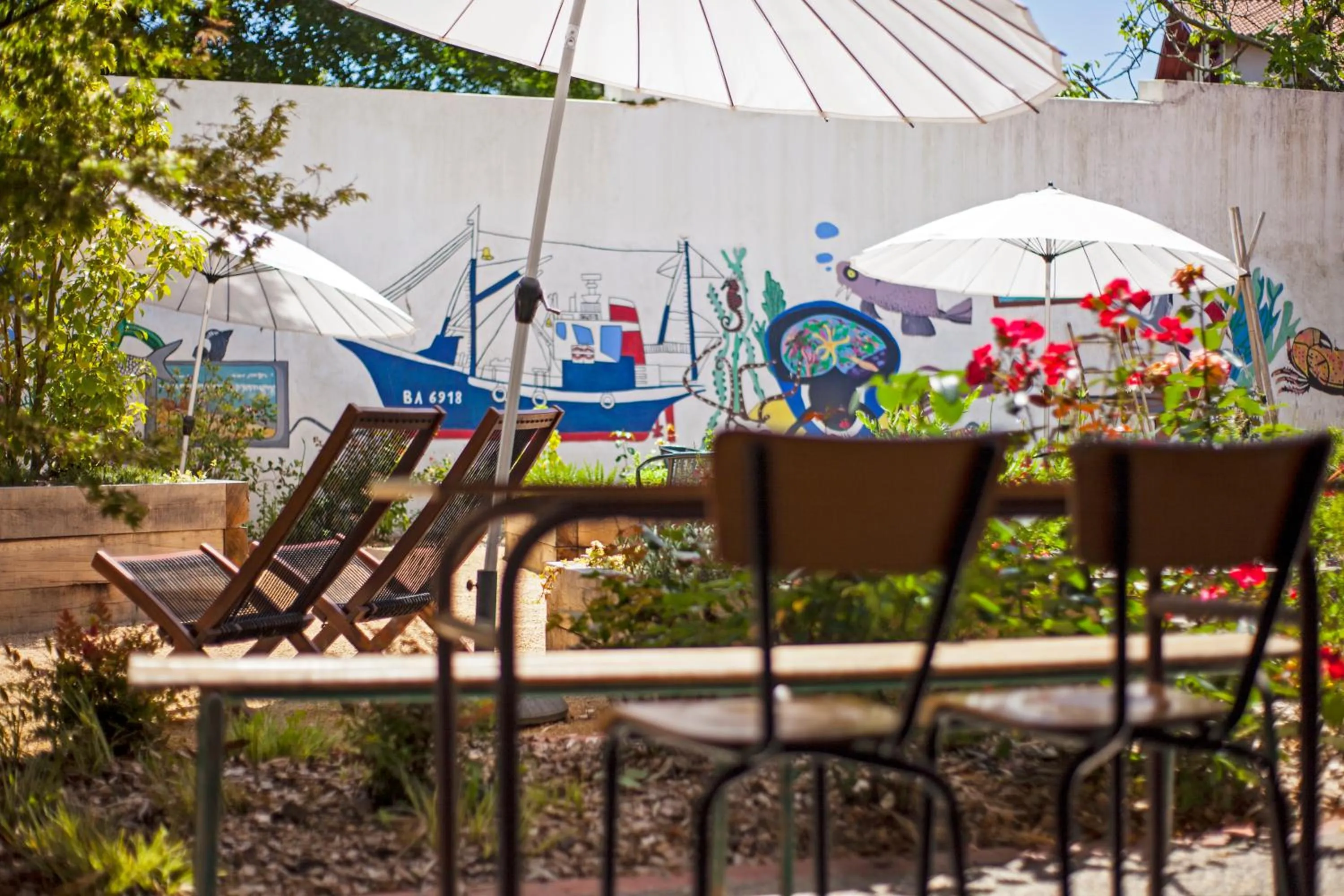 Patio in Hotel Balea