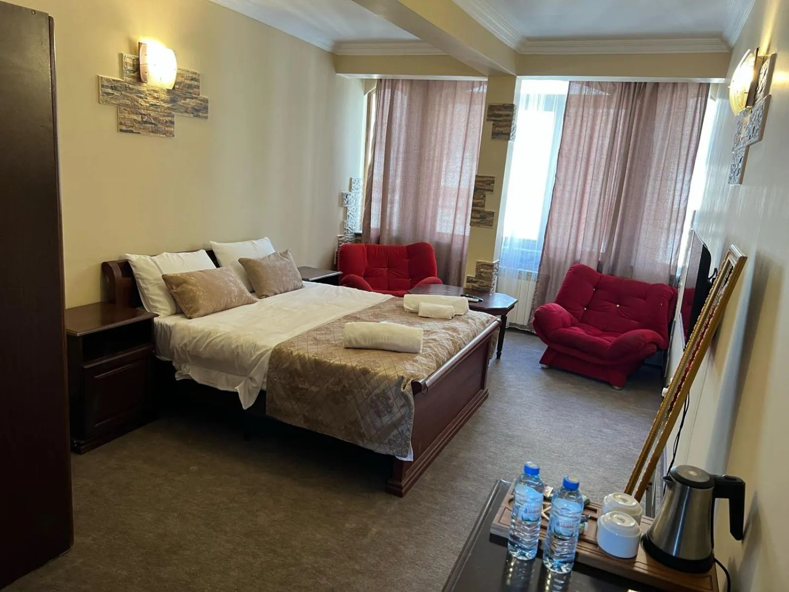 Bed in Ritsa Boutique Hotel