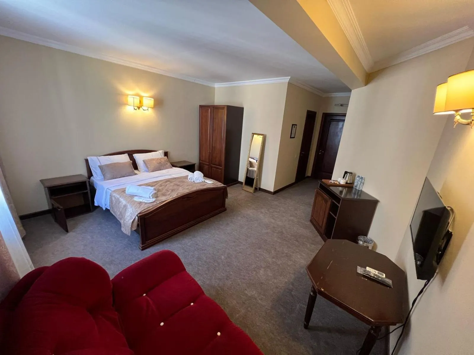 Bed in Ritsa Boutique Hotel