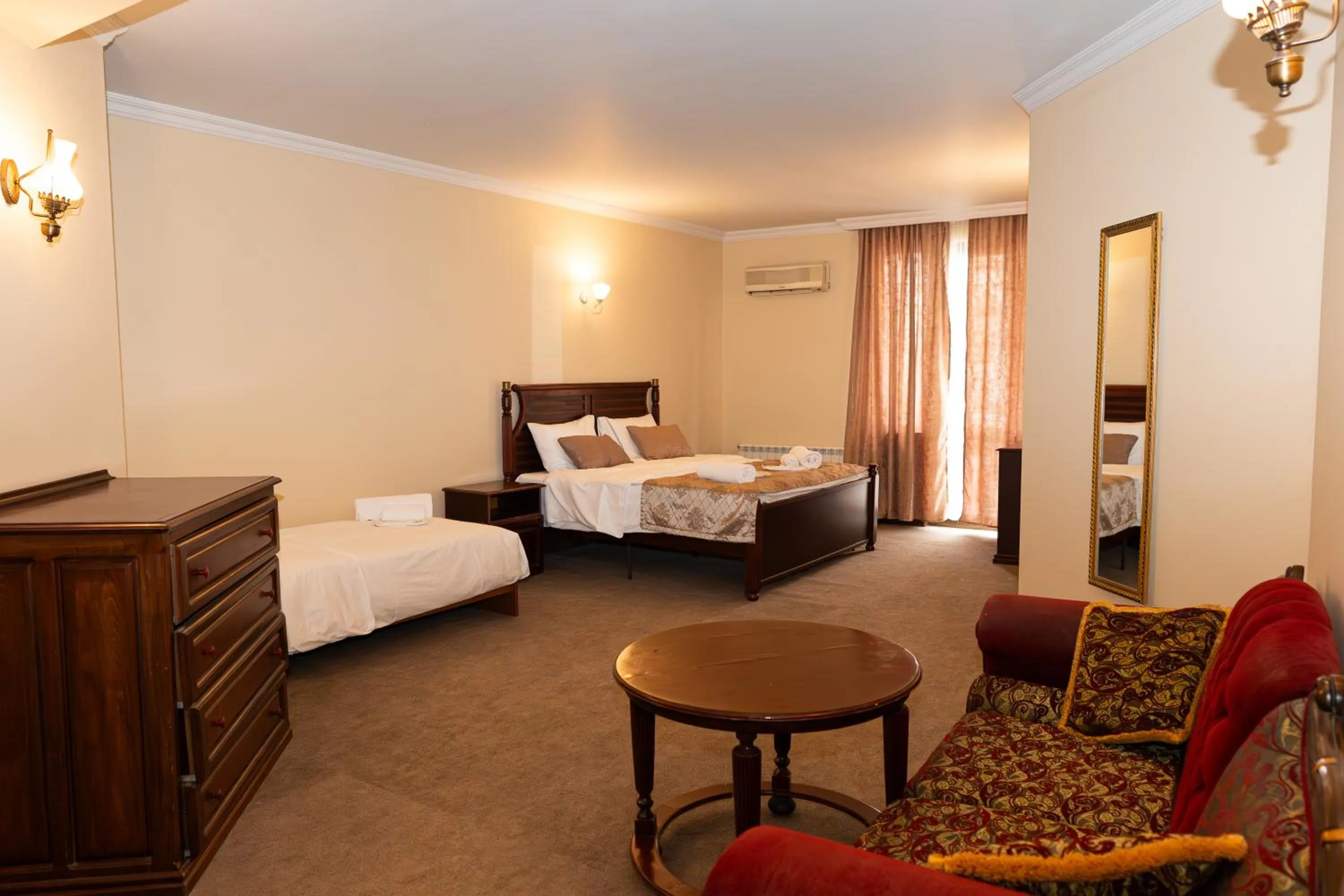 View (from property/room), Bed in Ritsa Boutique Hotel