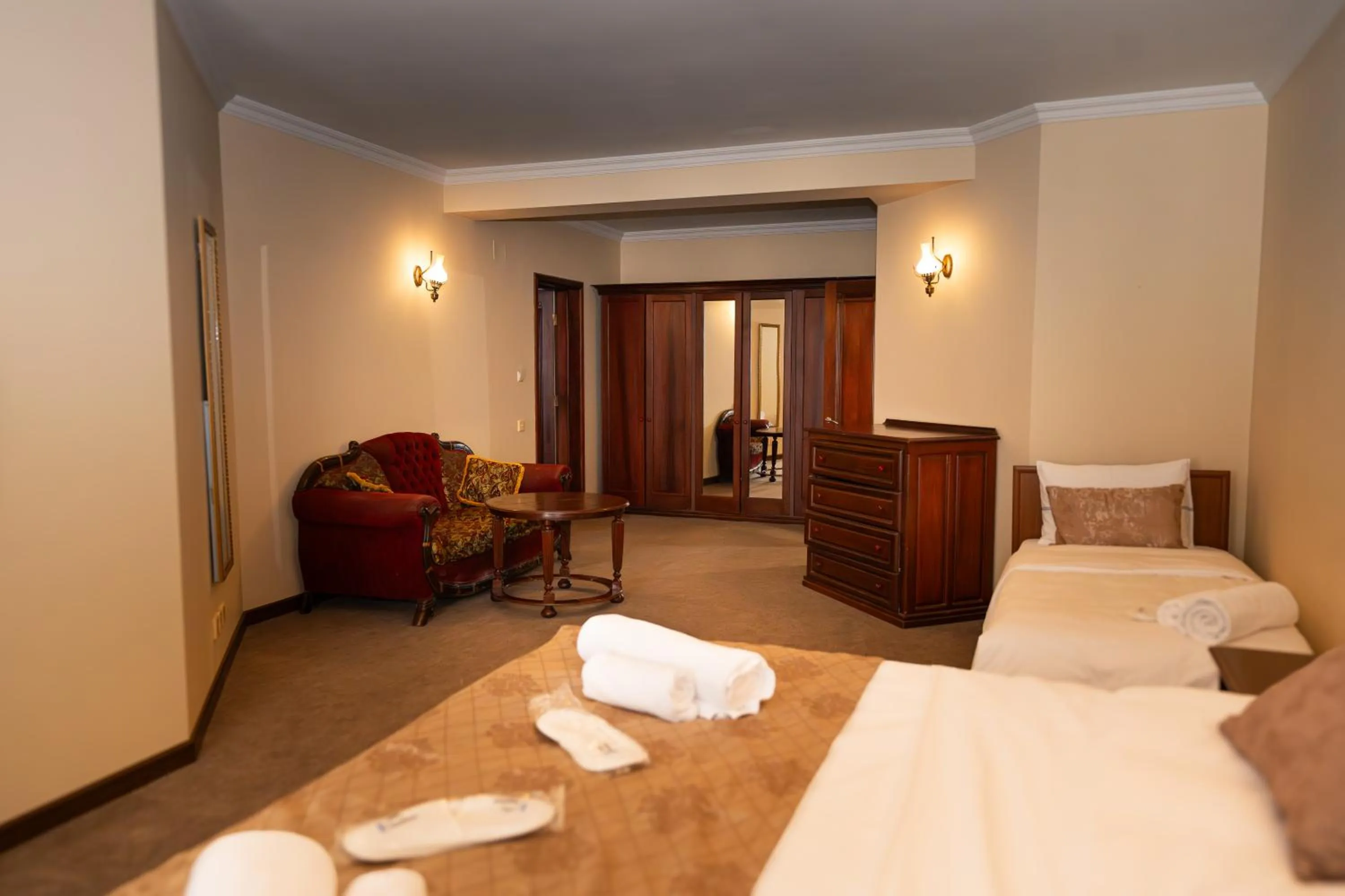 View (from property/room), Bed in Ritsa Boutique Hotel