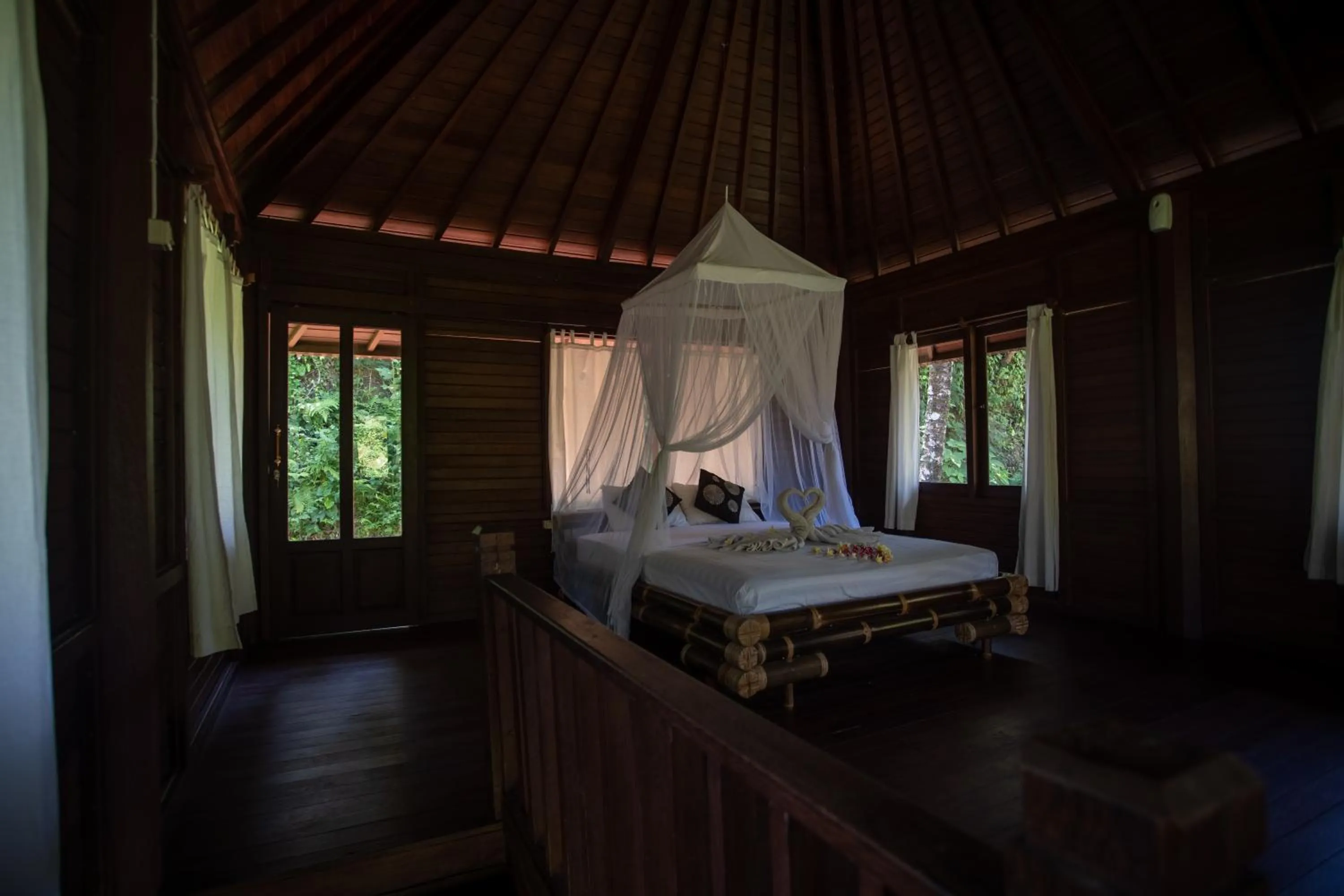 Bed in Villa Uma Ayu Sidemen