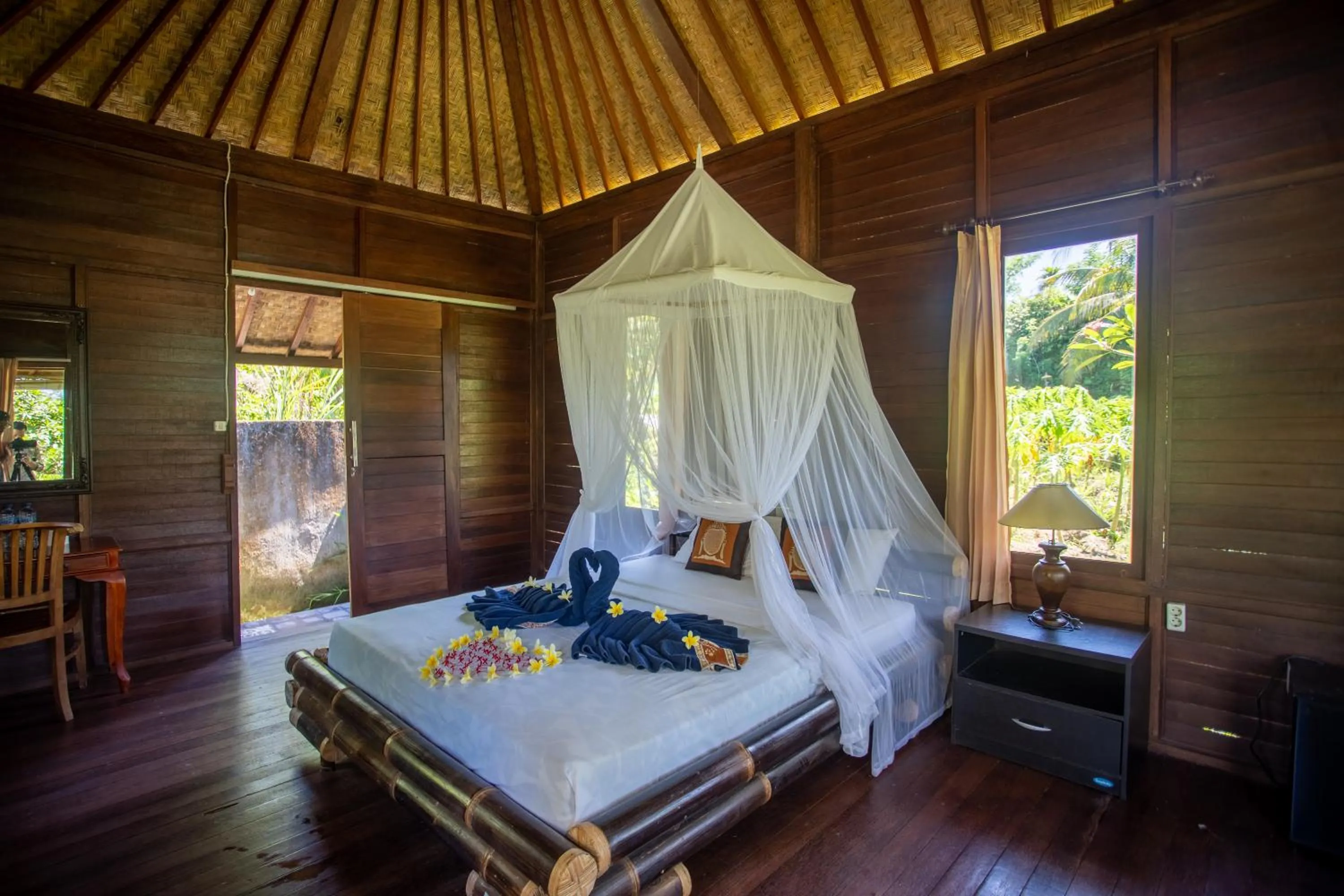 Bed in Villa Uma Ayu Sidemen