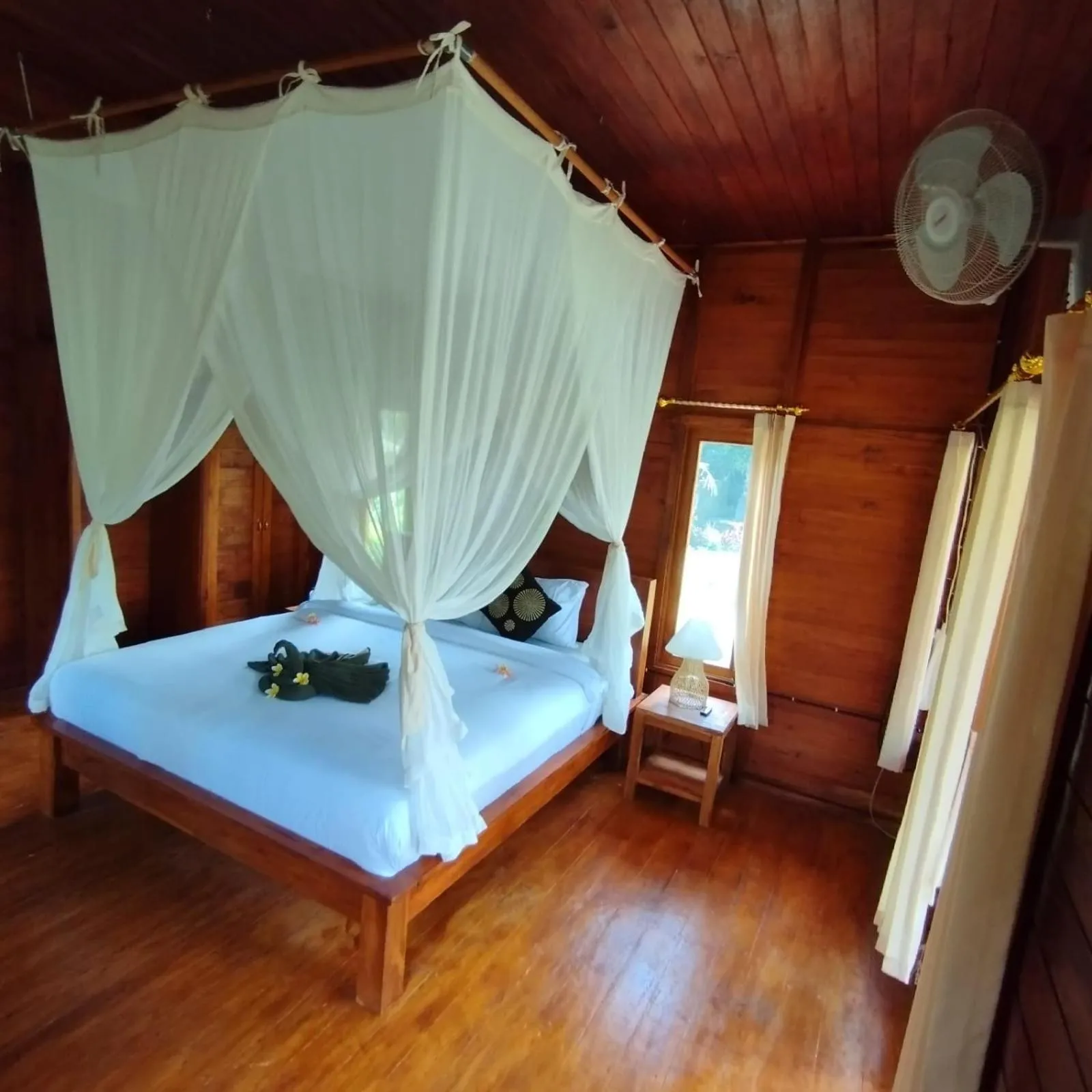 Bed in Villa Uma Ayu Sidemen