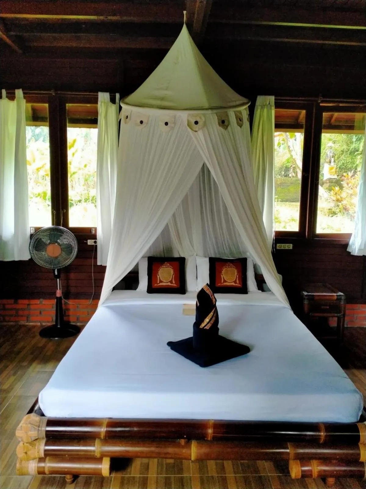 Bed in Villa Uma Ayu Sidemen