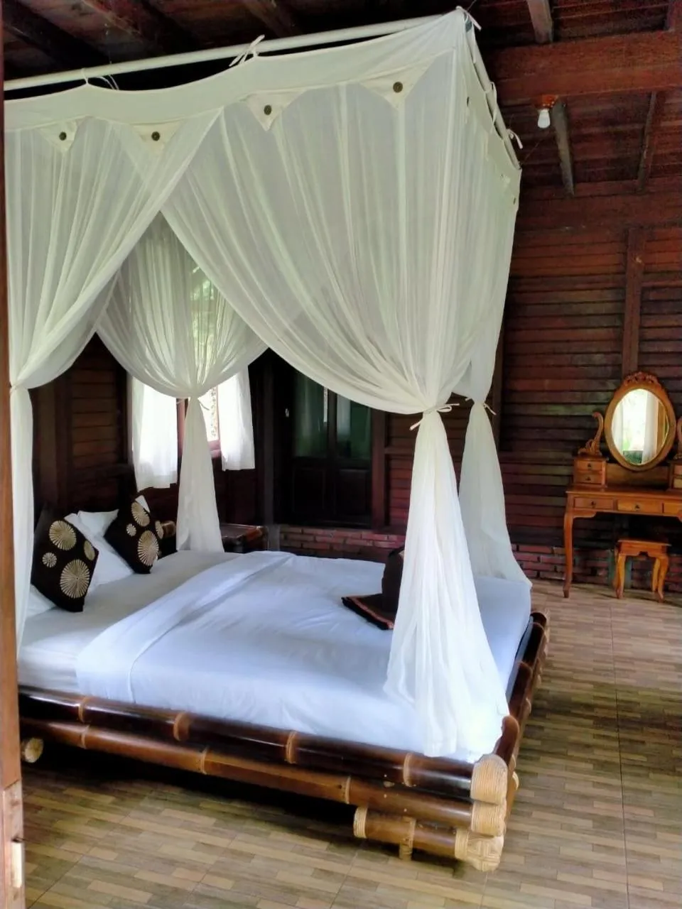 Bed in Villa Uma Ayu Sidemen