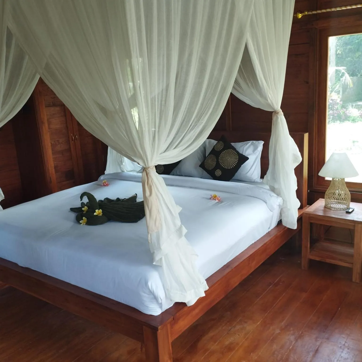 Bed in Villa Uma Ayu Sidemen