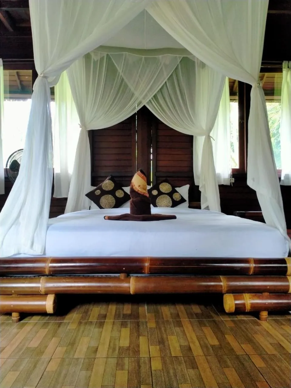 Bed in Villa Uma Ayu Sidemen