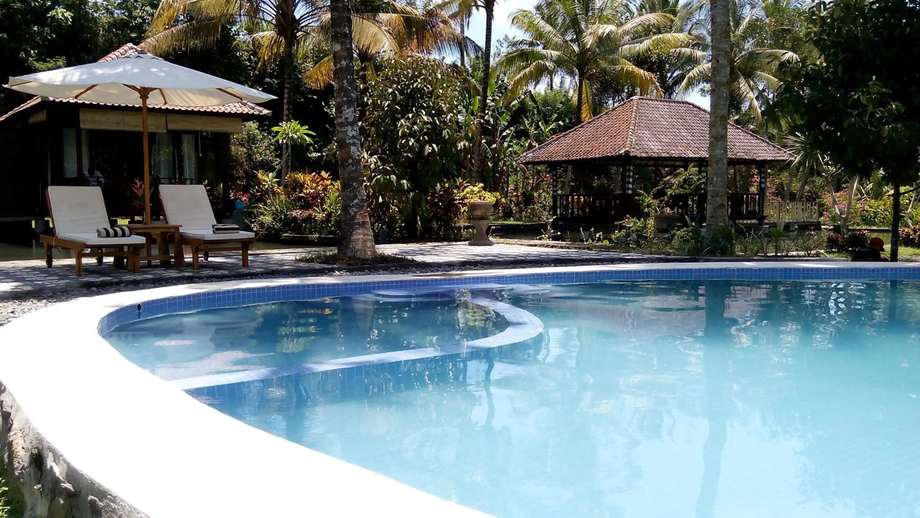 Swimming pool in Villa Uma Ayu Sidemen