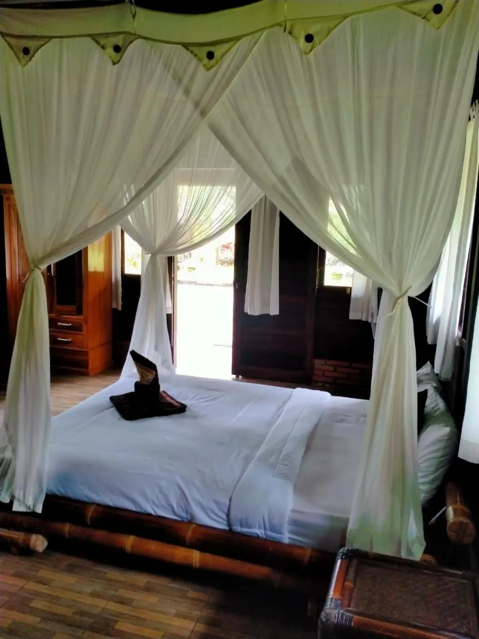 Bed in Villa Uma Ayu Sidemen
