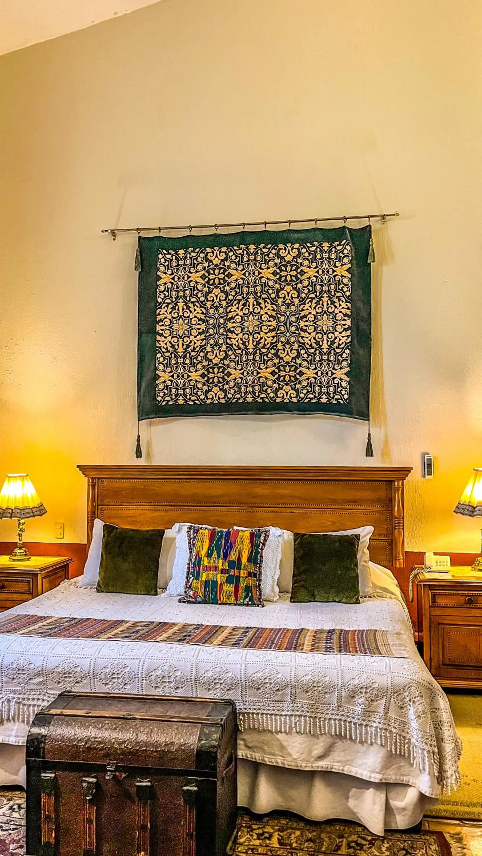 Bed in Hacienda El Carmen Hotel & Spa