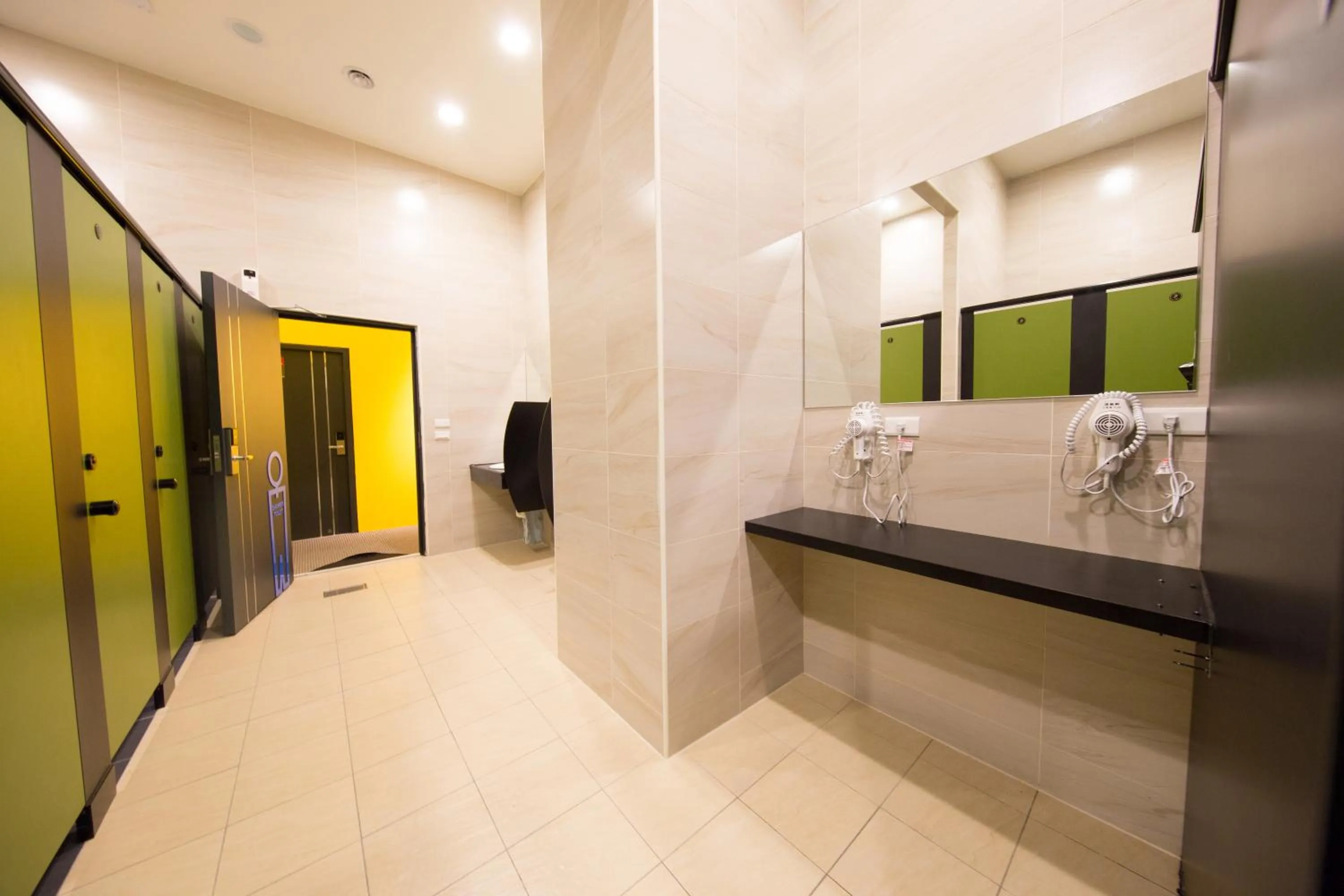 Bathroom in SleepBox Hostel