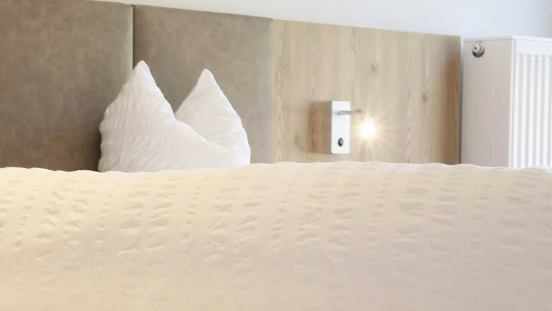 Decorative detail, Bed in Pension Alpenhof B&B