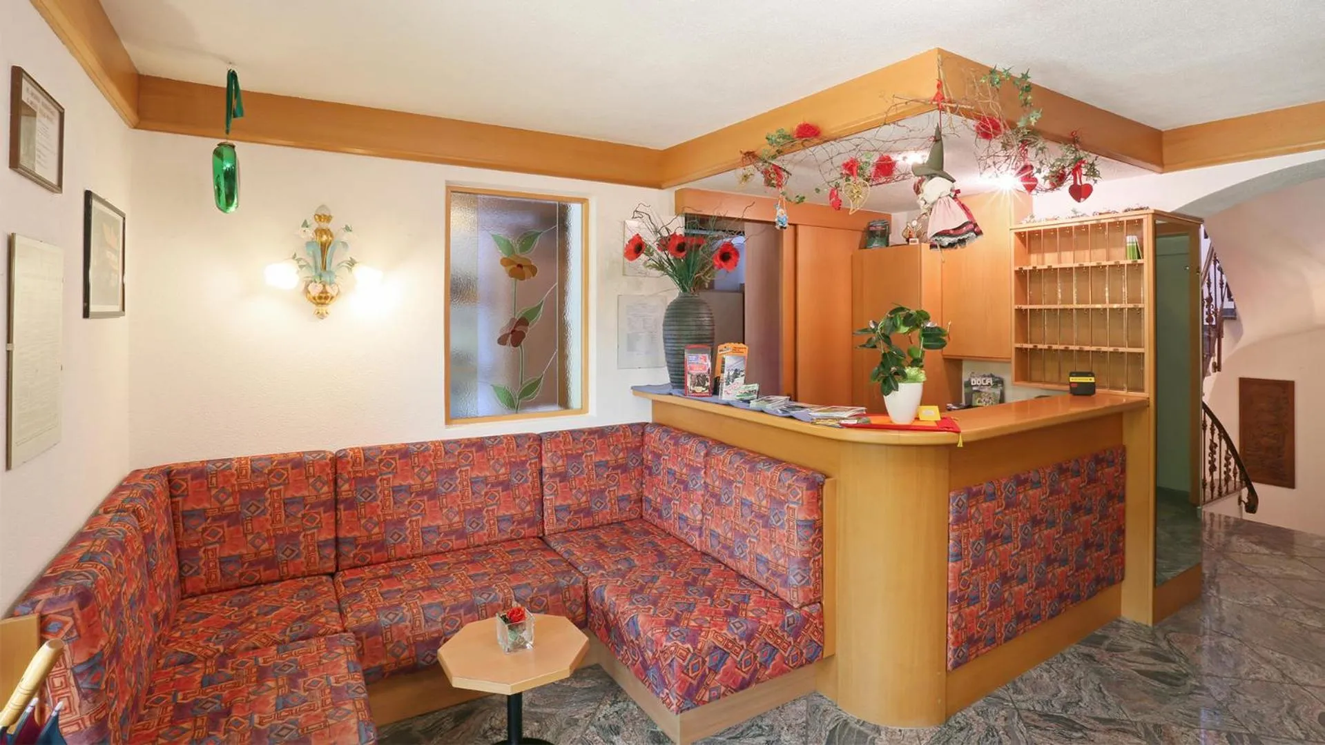 Lobby or reception in Pension Alpenhof B&B